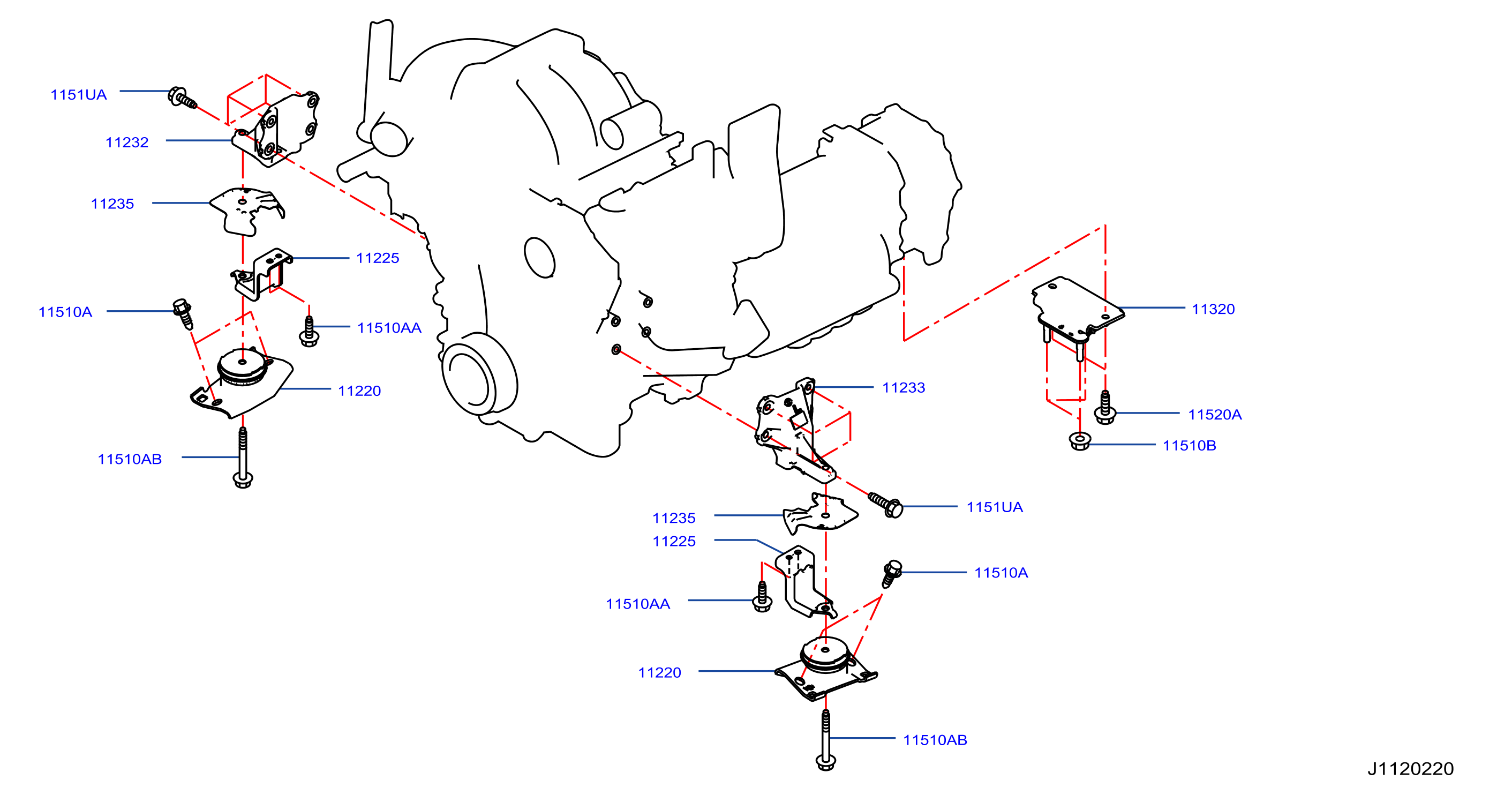 Engine Transmission Mounting