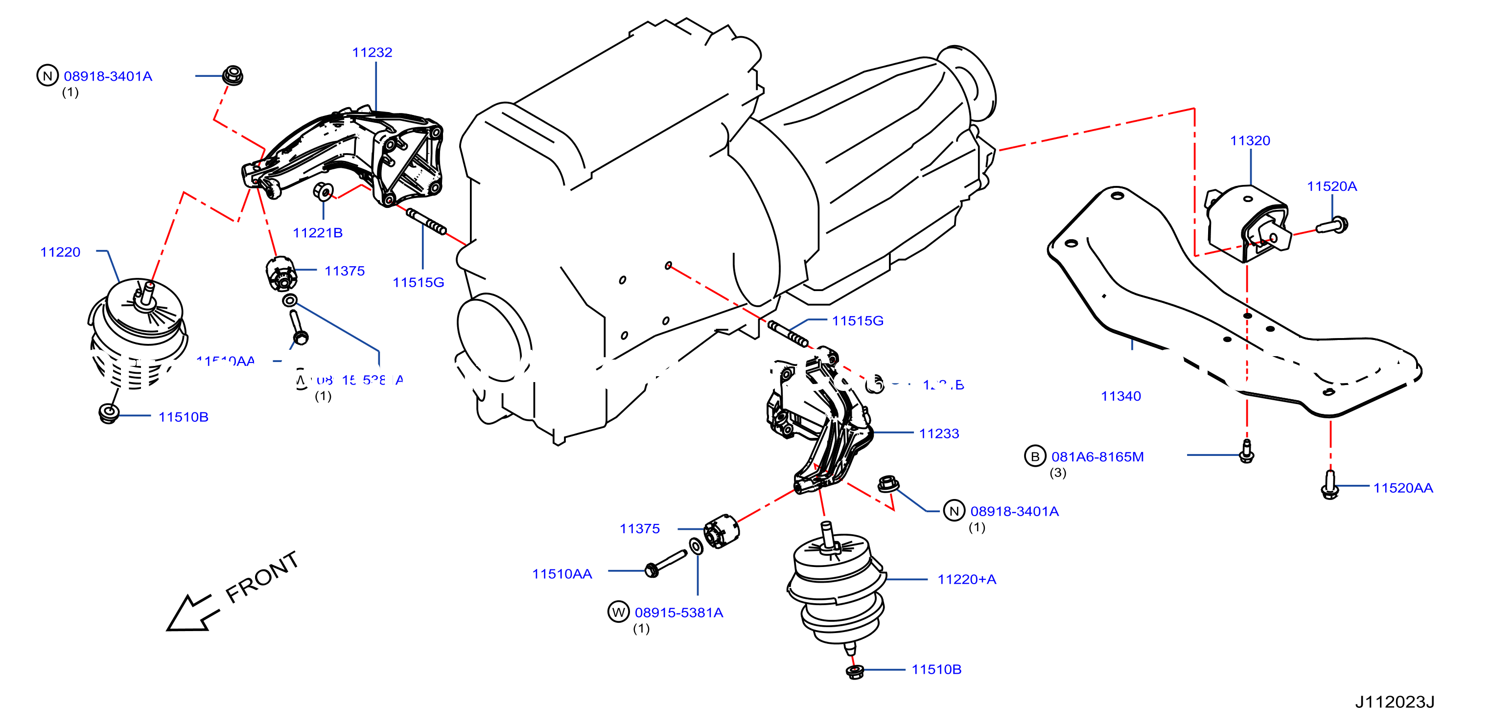 Engine Transmission Mounting