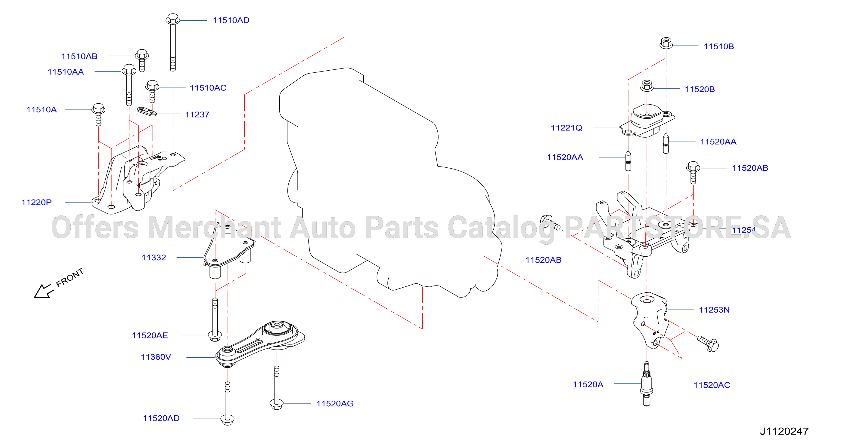 Engine Transmission Mounting