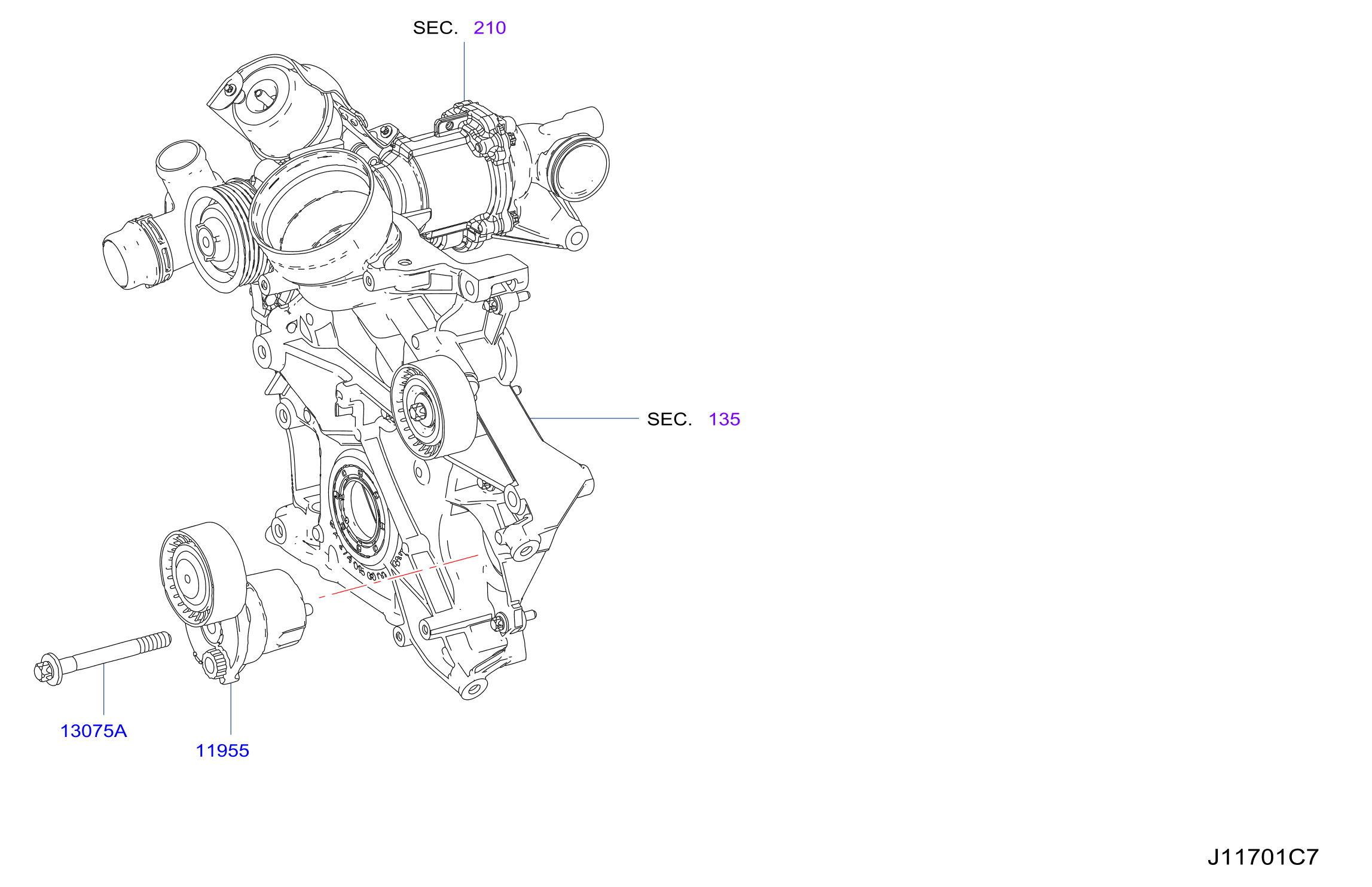 Fan Compressor Power Steering Belt Belt Tensioner
