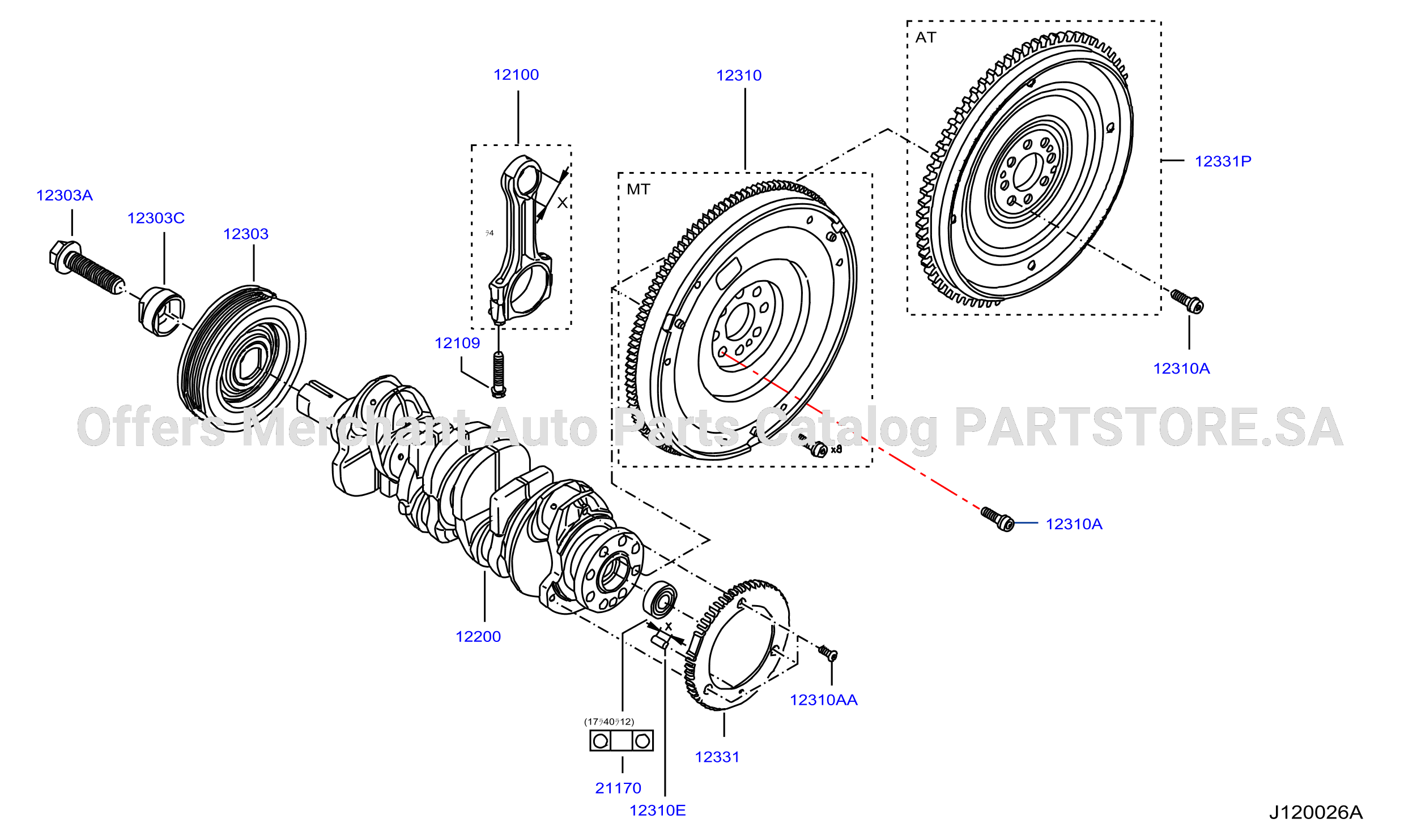 Piston Crankshaft Flywheel Mobile Coupling 1