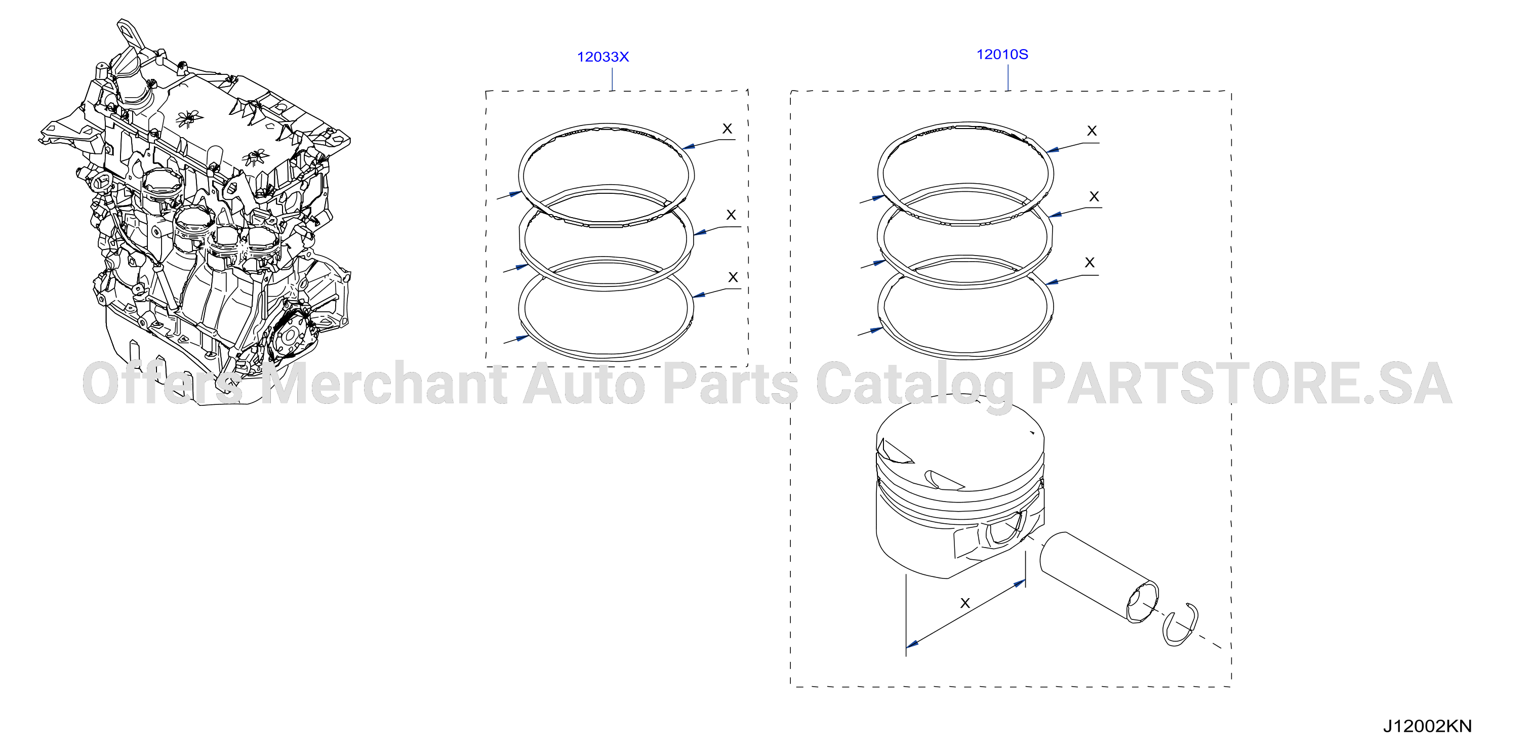 Piston Crankshaft Flywheel Illustration