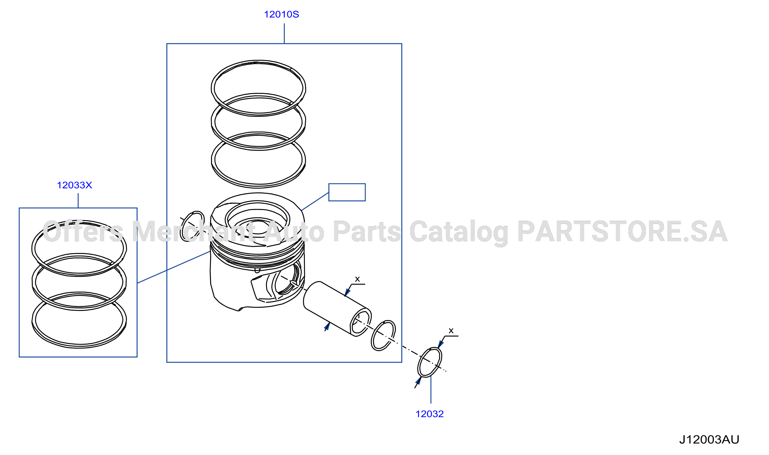 Piston Crankshaft Flywheel Piston
