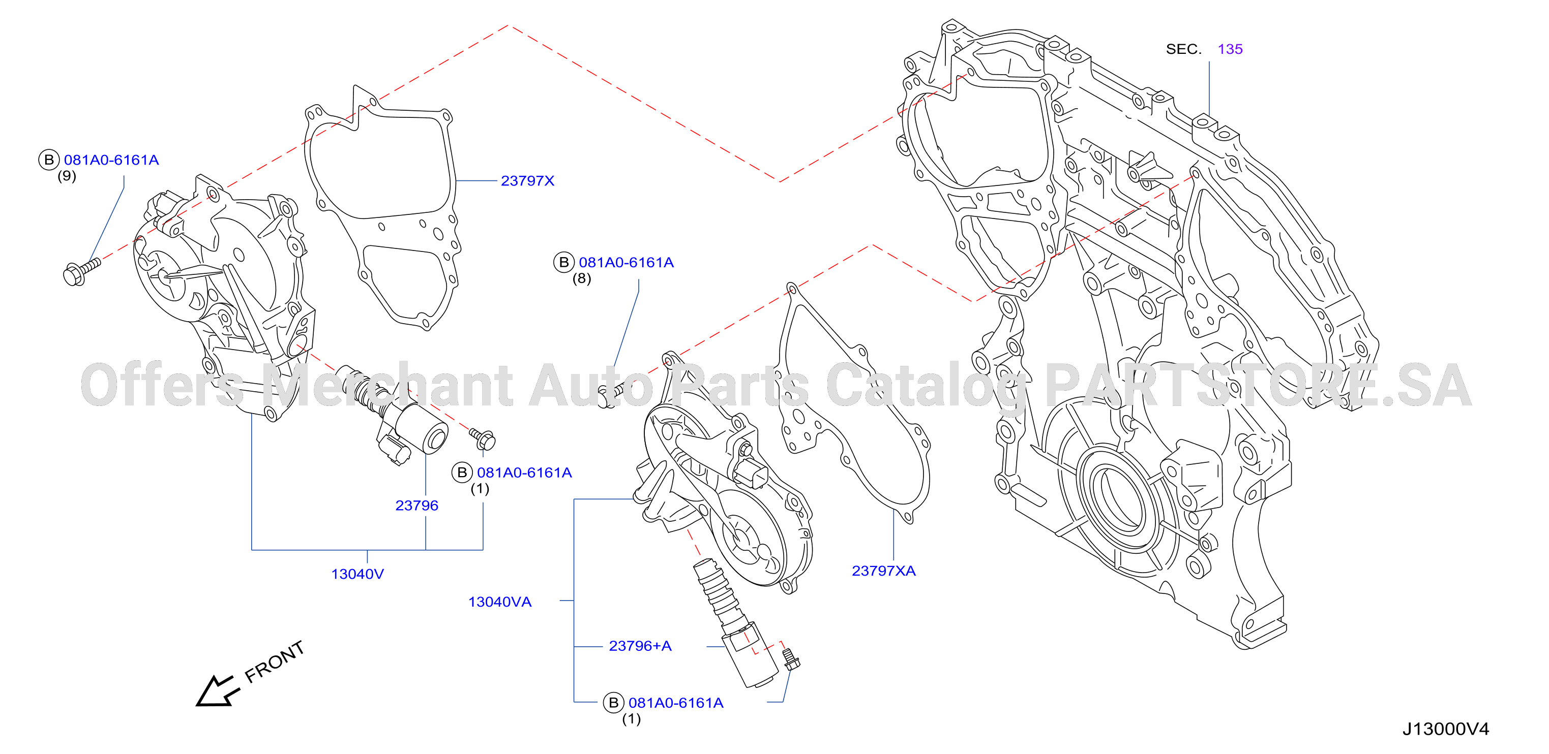 Camshaft Valve Mechanism Cover Assy Vtc W / Vtc Valve