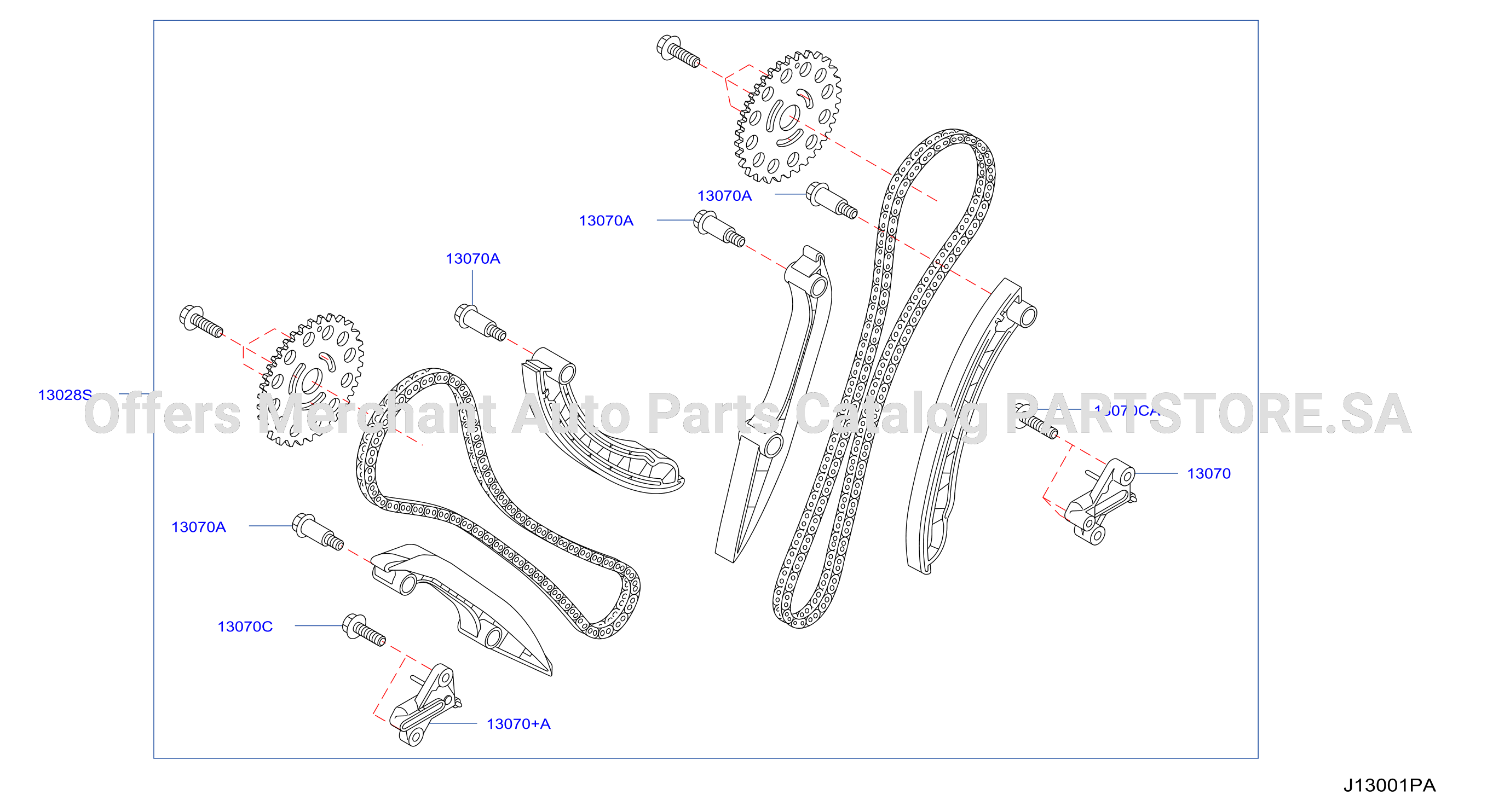 Camshaft Valve Mechanism Timing Chain
