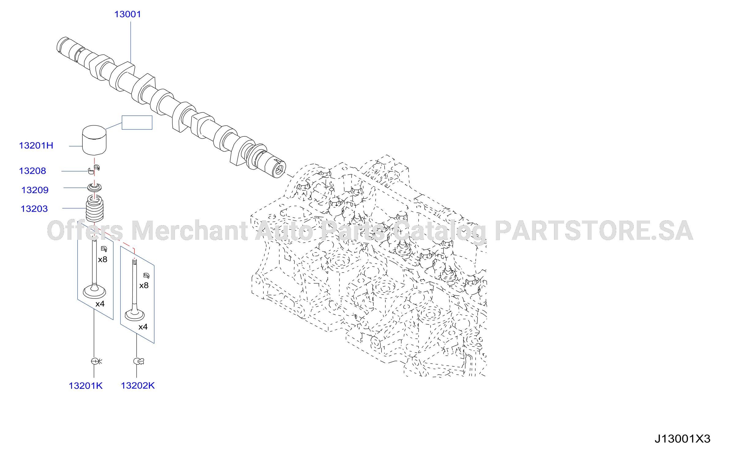 Camshaft Valve Mechanism Camshaft Valve Mechanism