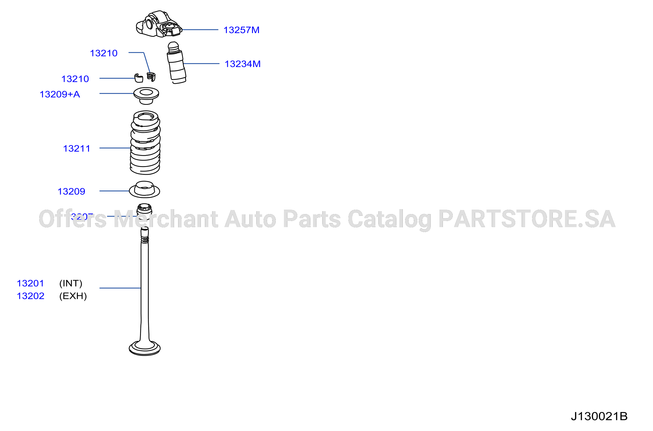 Camshaft Valve Mechanism Valve