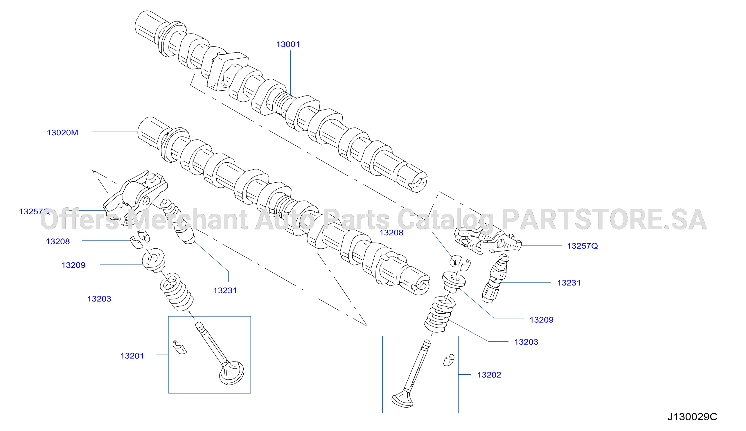 Camshaft Valve Mechanism Camshaft Valve Mechanism
