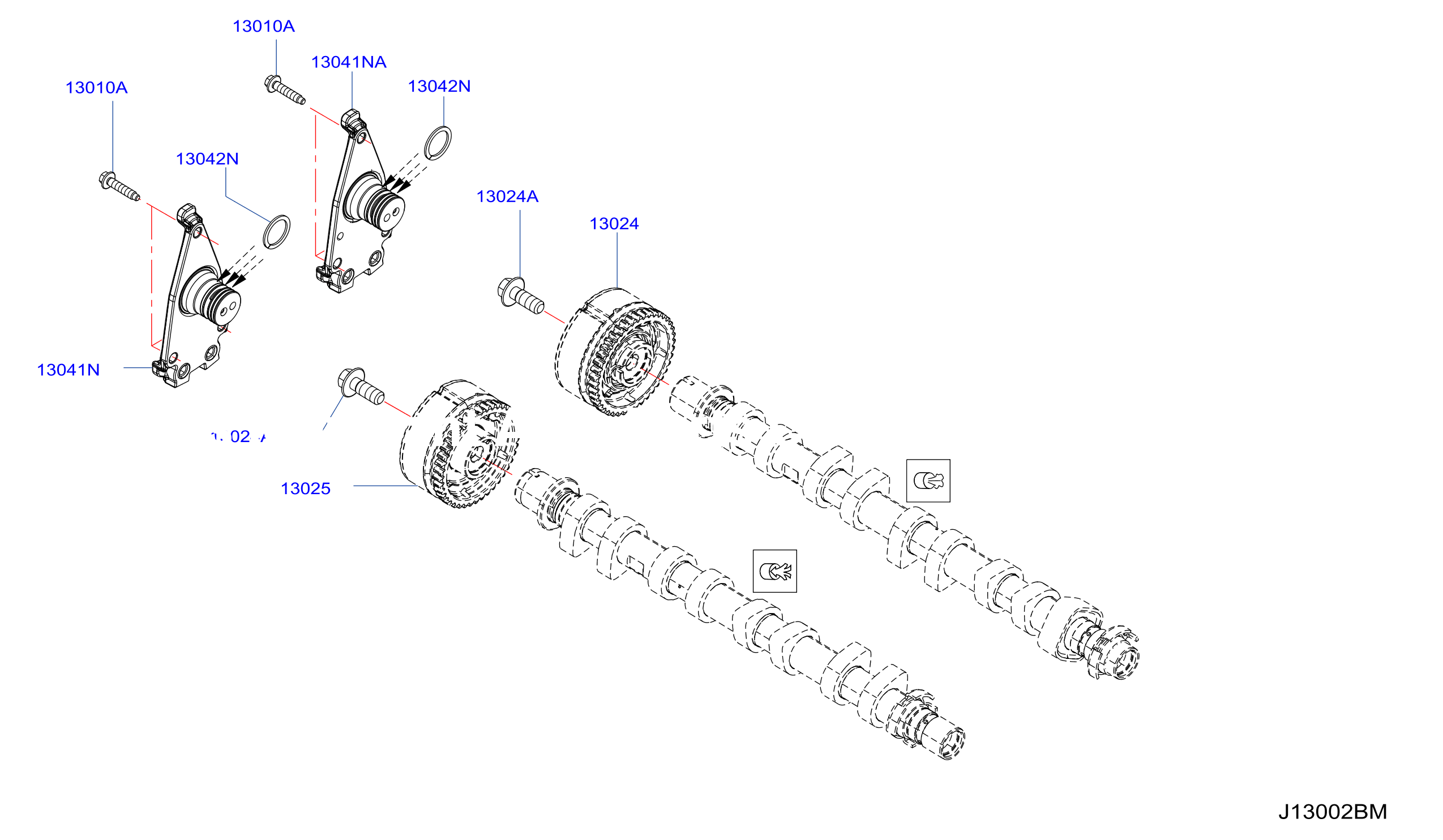 Camshaft Valve Mechanism Sprocket Camshaft