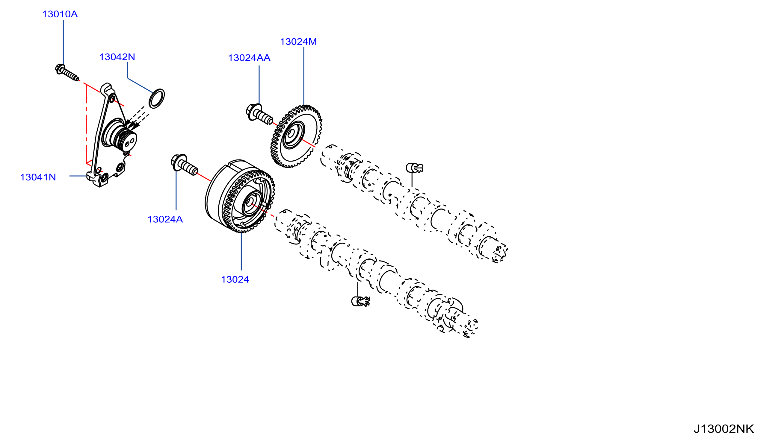 Camshaft Valve Mechanism Sprocket Camshaft