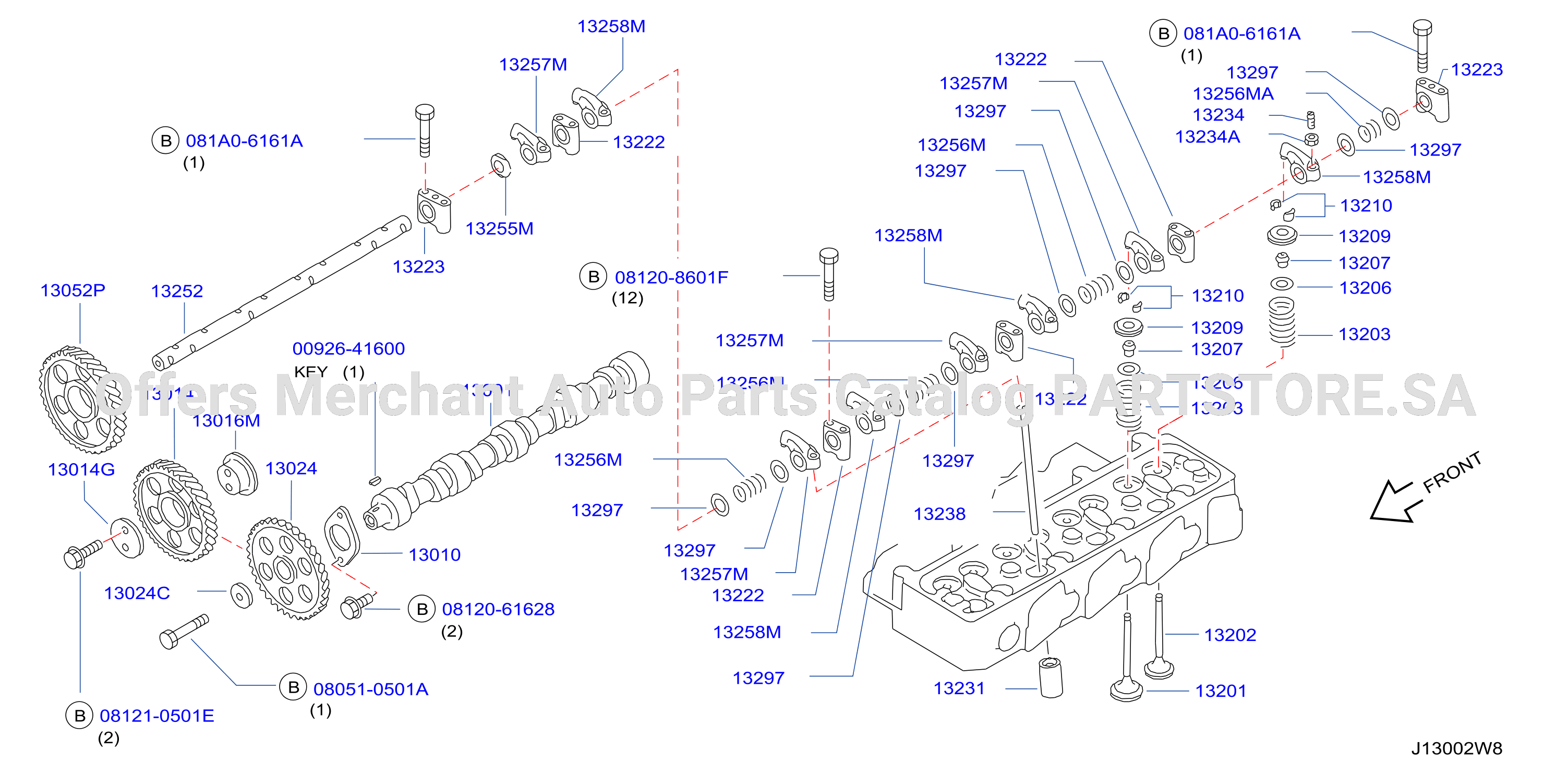 Camshaft Valve Mechanism Camshaft
