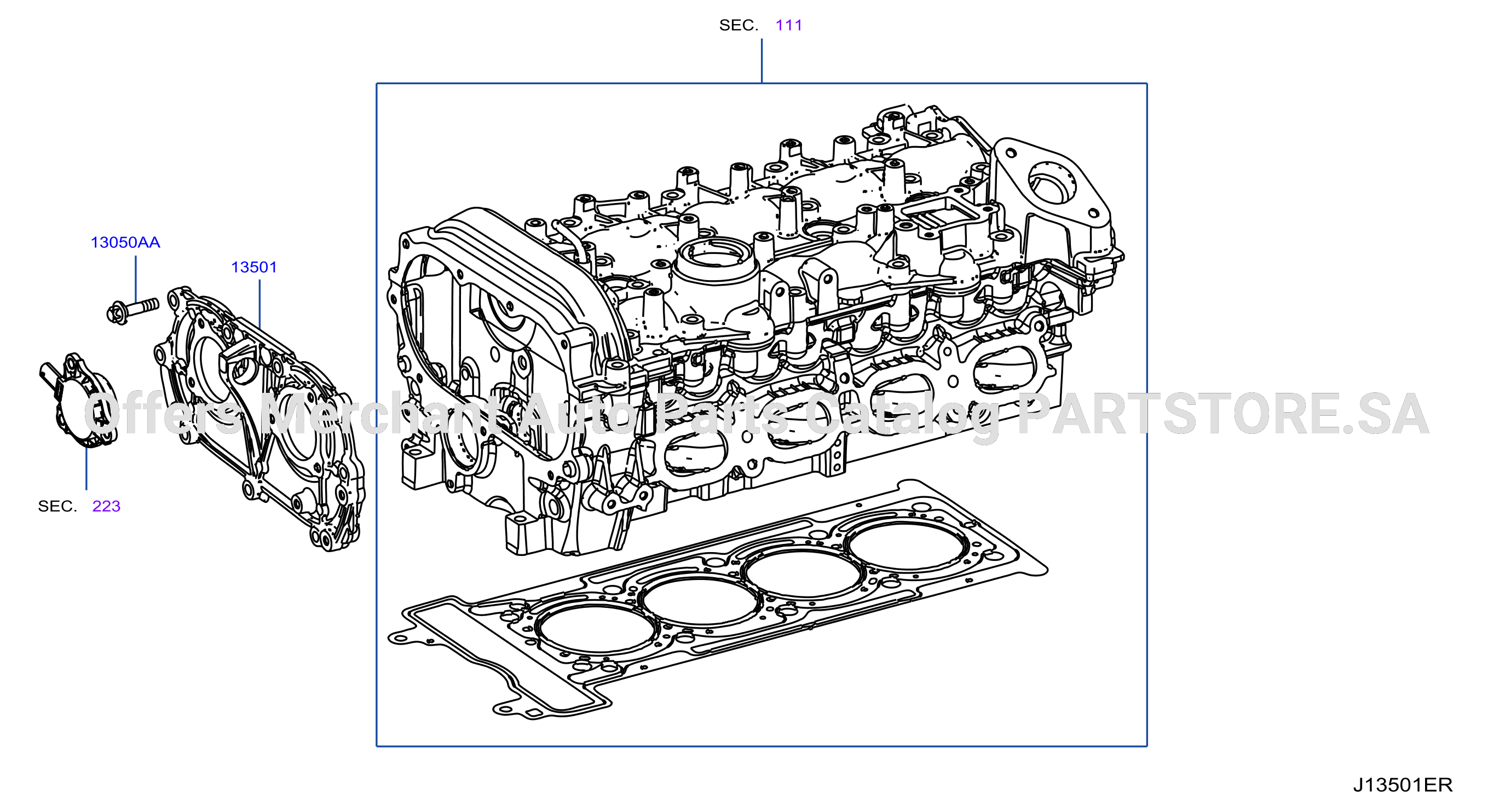 Front Cover Vacuum Pump Fitting Front Cover