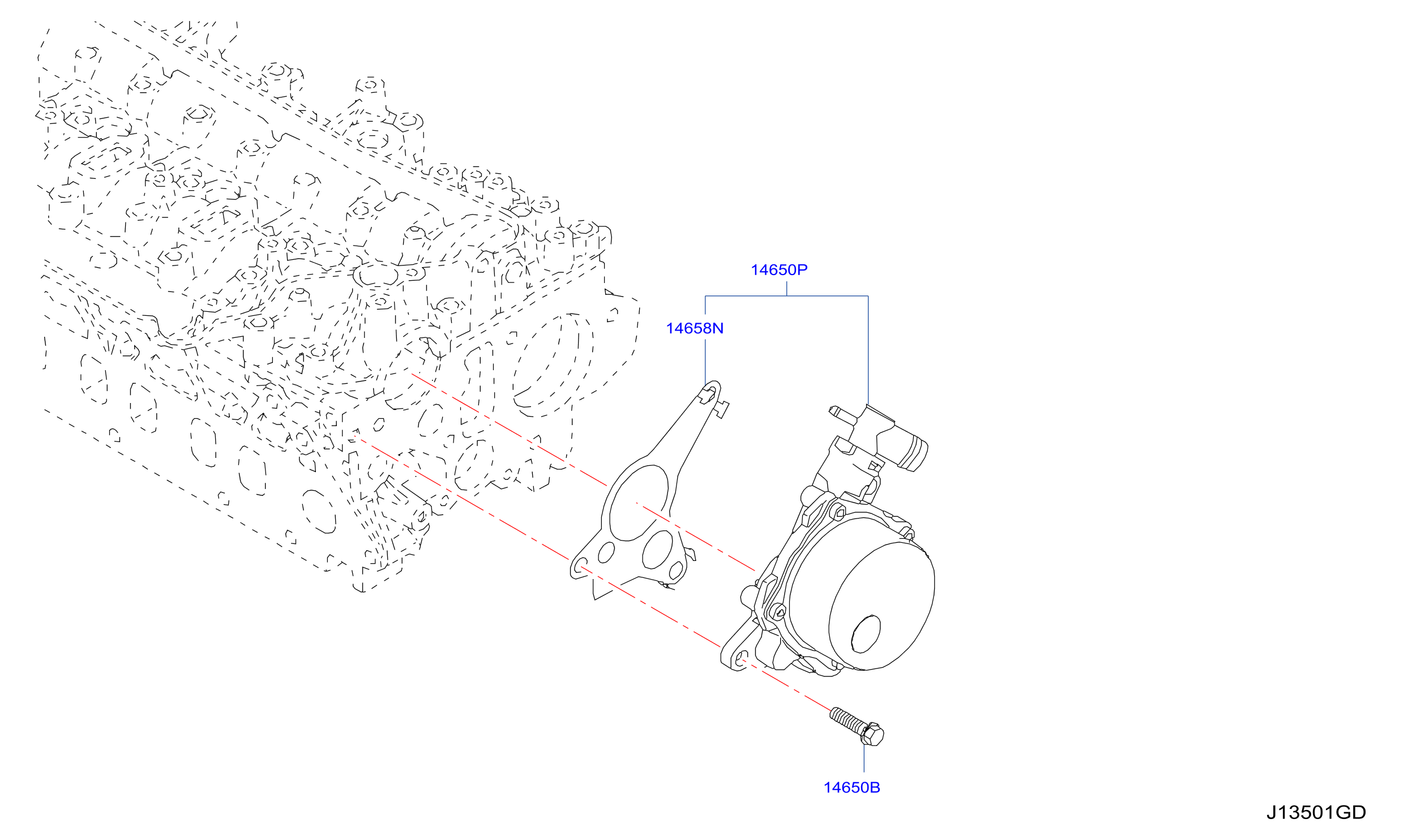 Front Cover Vacuum Pump Fitting Vaccum Pump