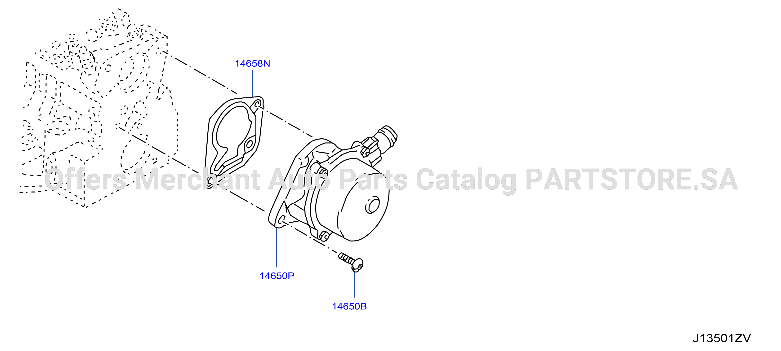 Front Cover Vacuum Pump Fitting Vaccum Pump