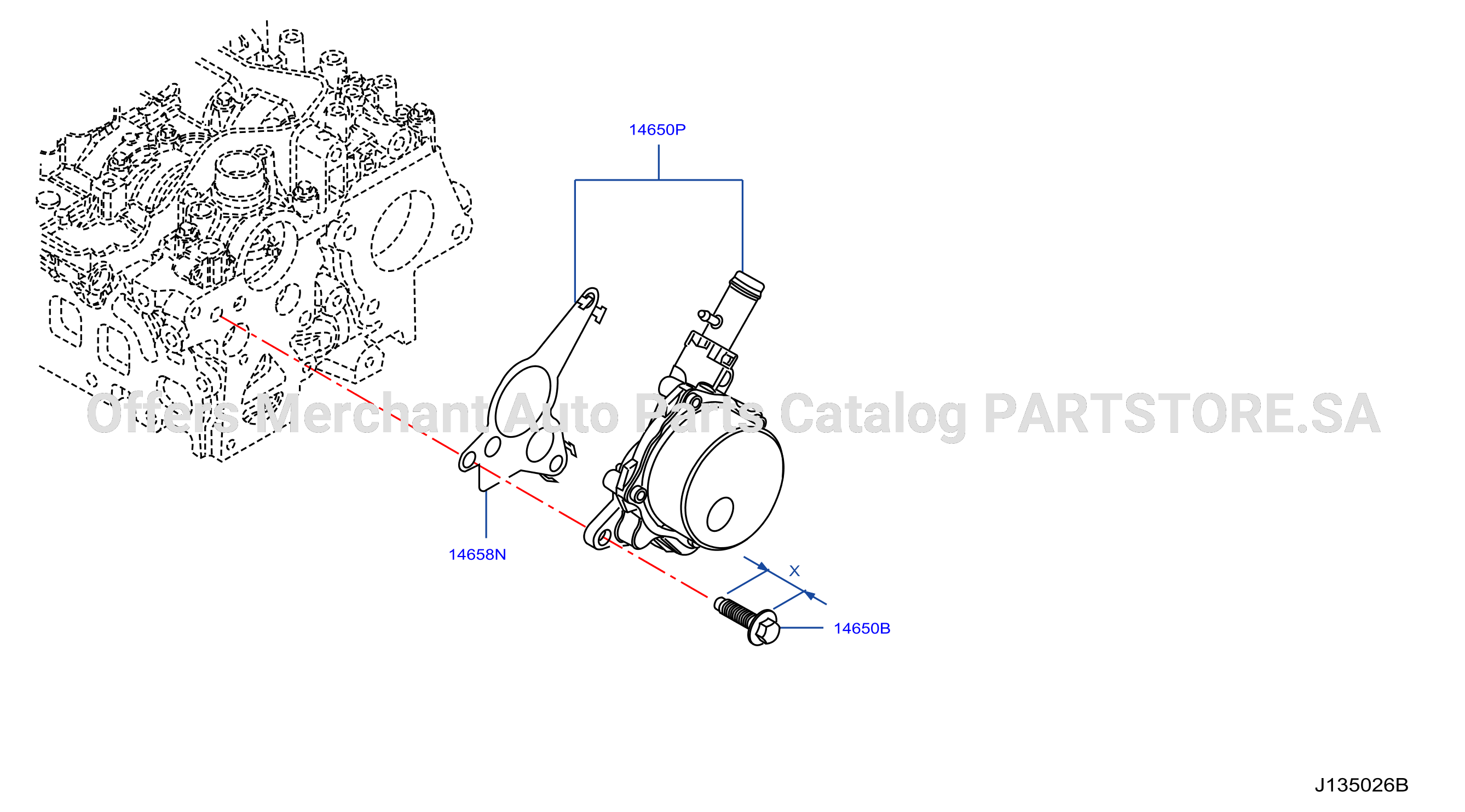 Front Cover Vacuum Pump Fitting Vaccum Pump