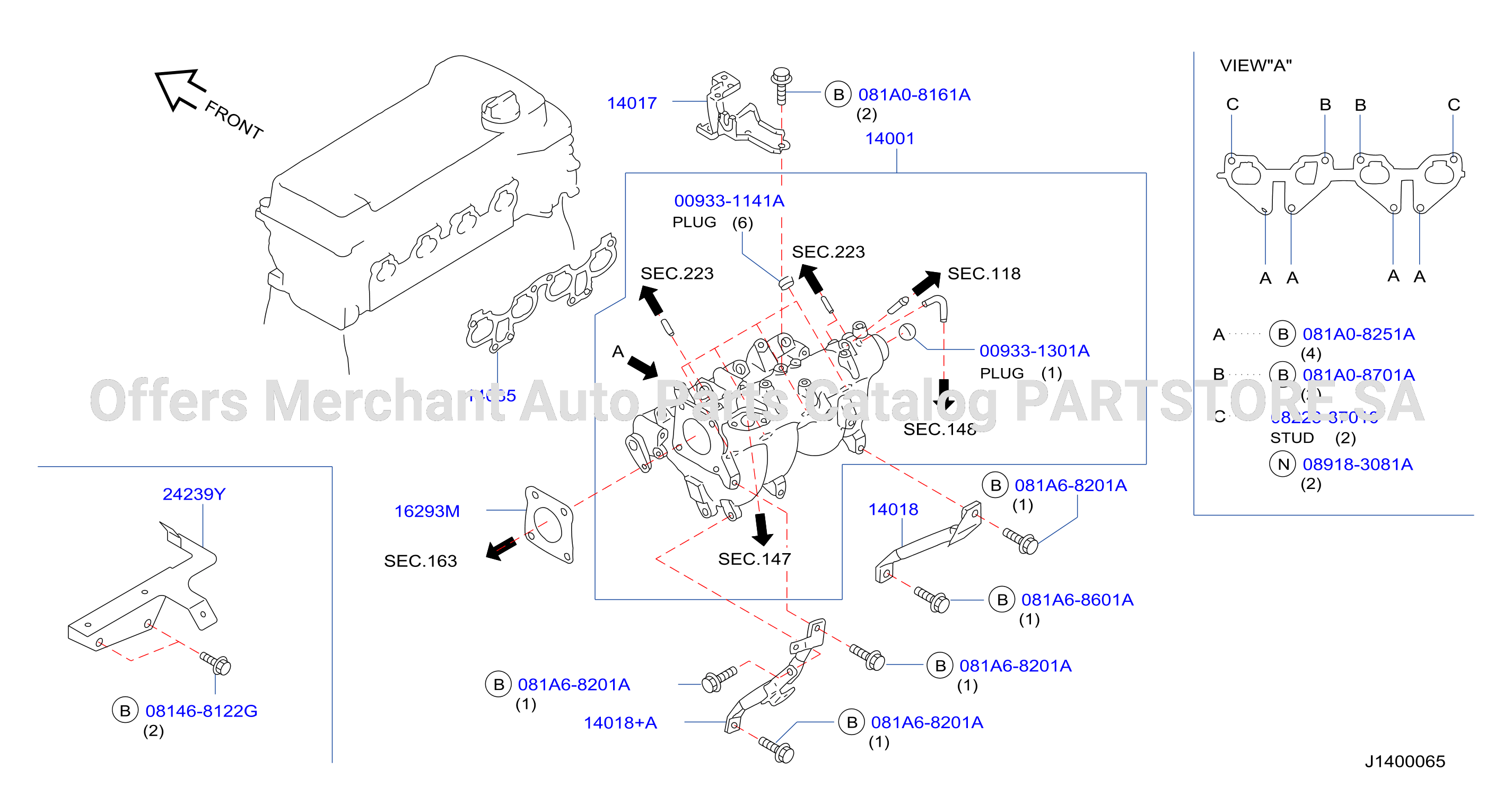 Manifold Intake Parts