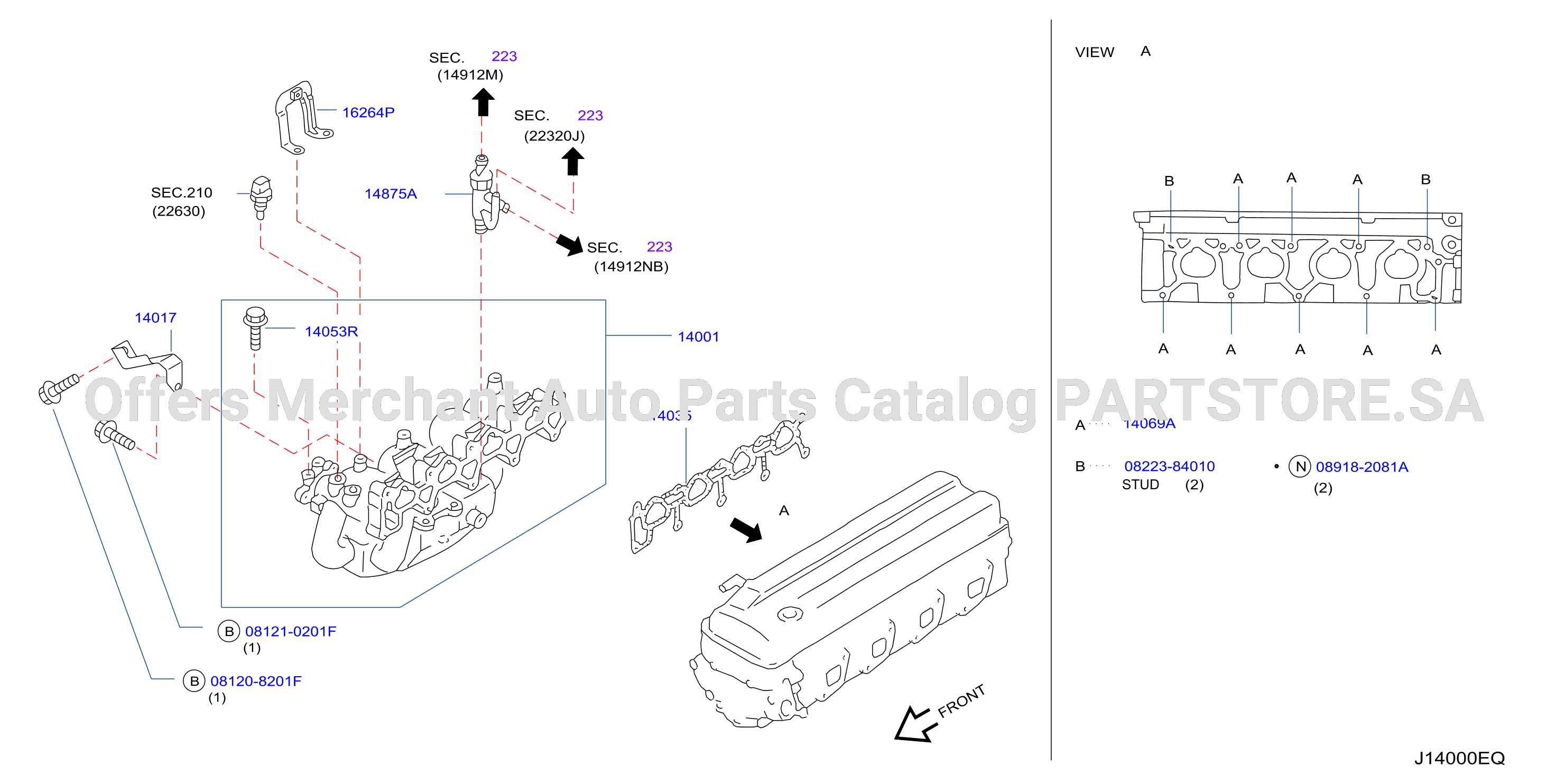 Manifold Intake Parts