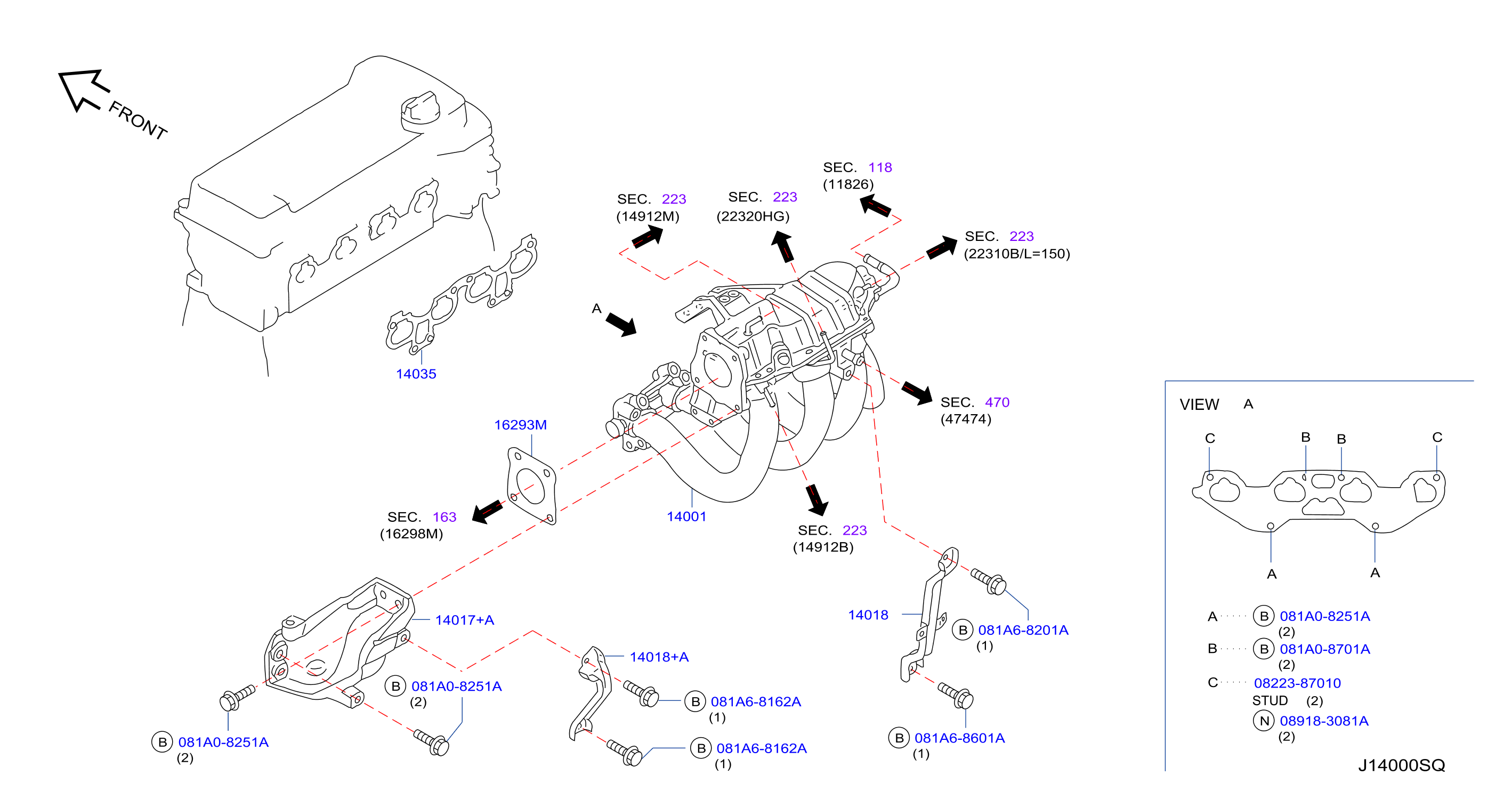 Manifold Intake Parts