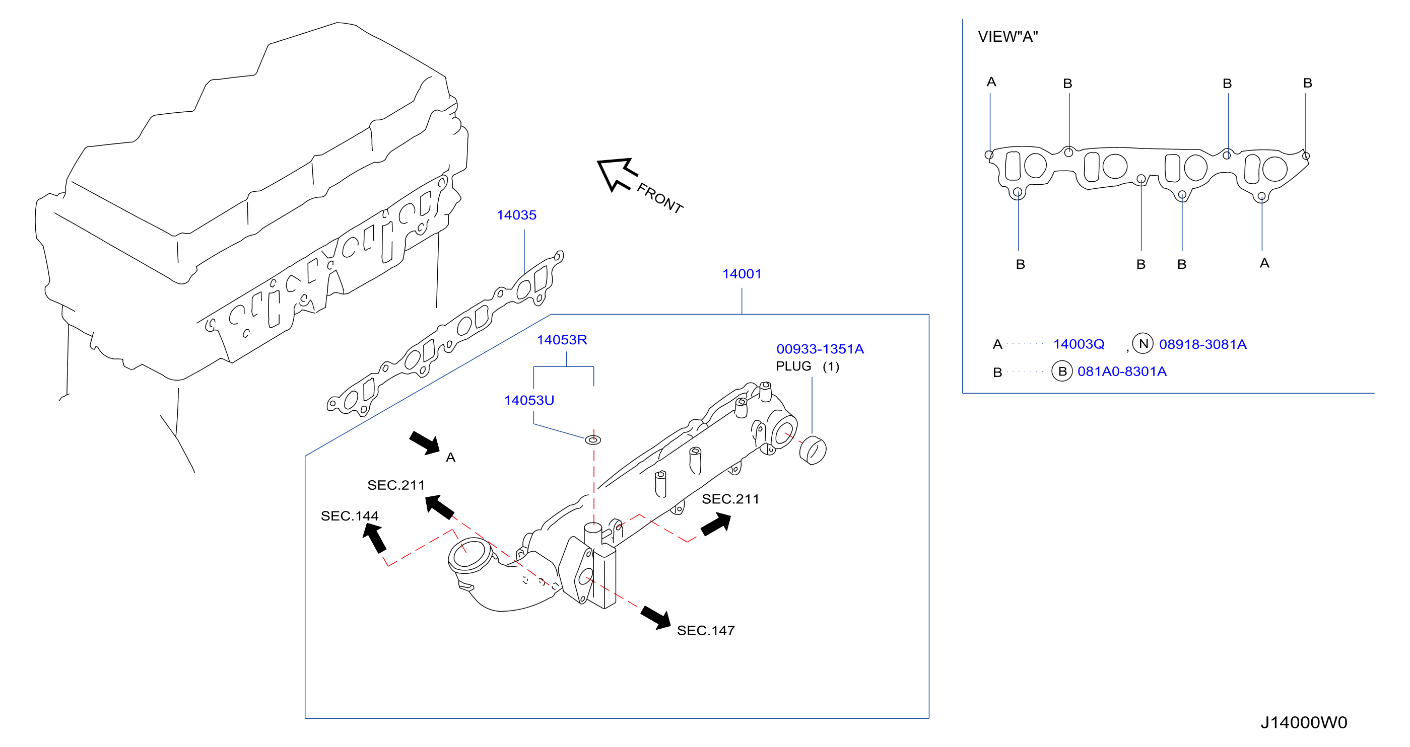 Manifold Intake Parts