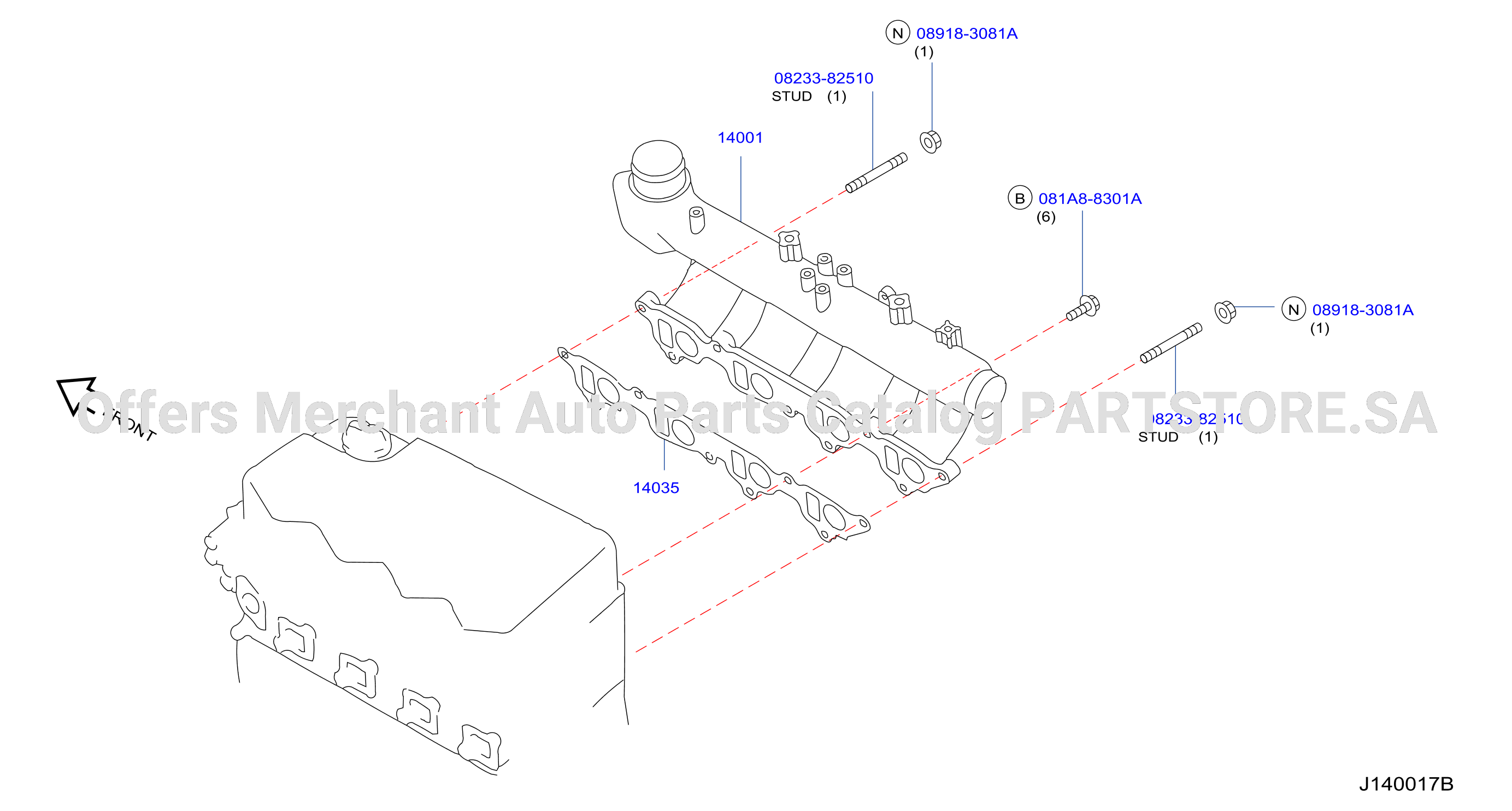 Manifold Intake Parts