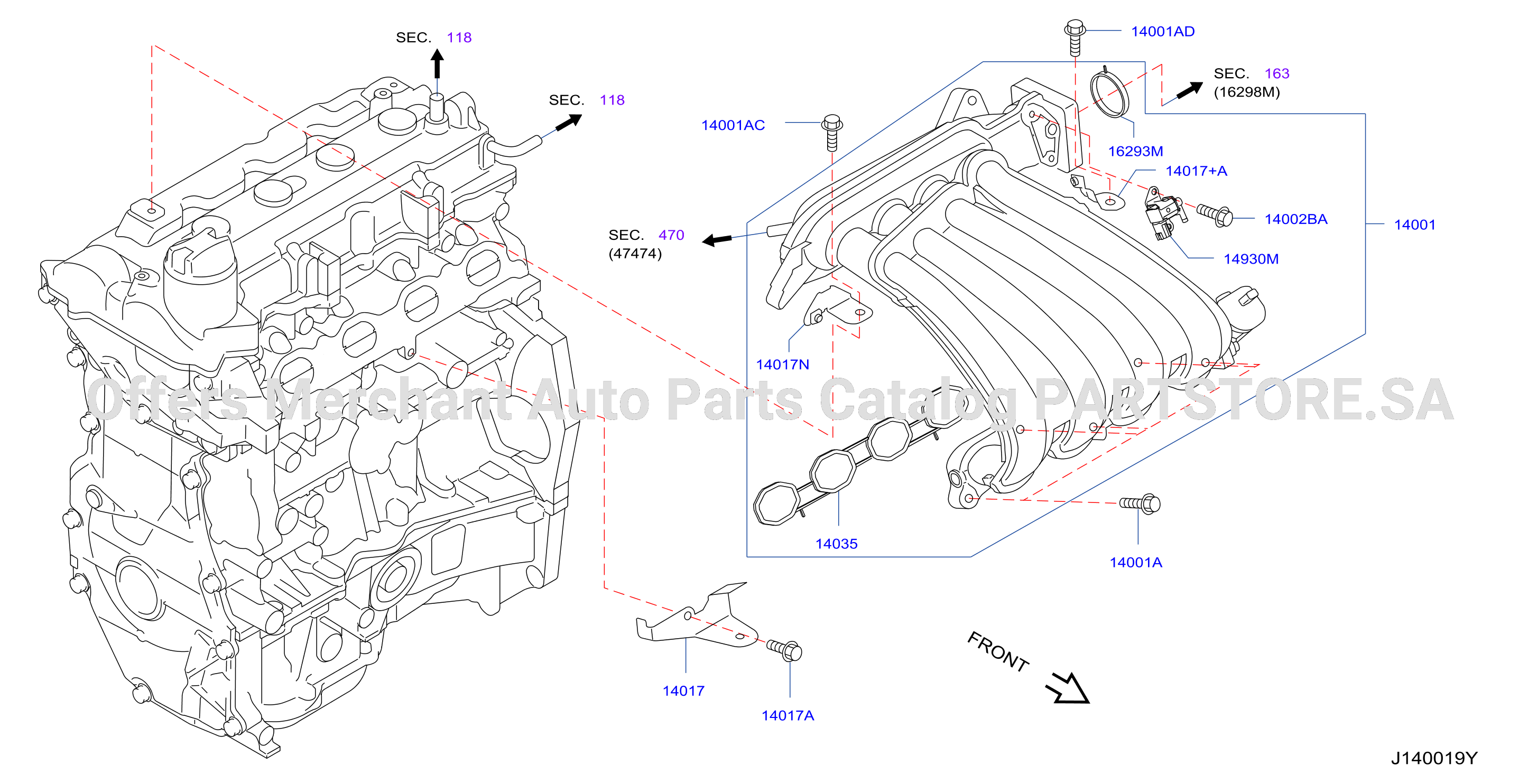 Manifold Intake Parts