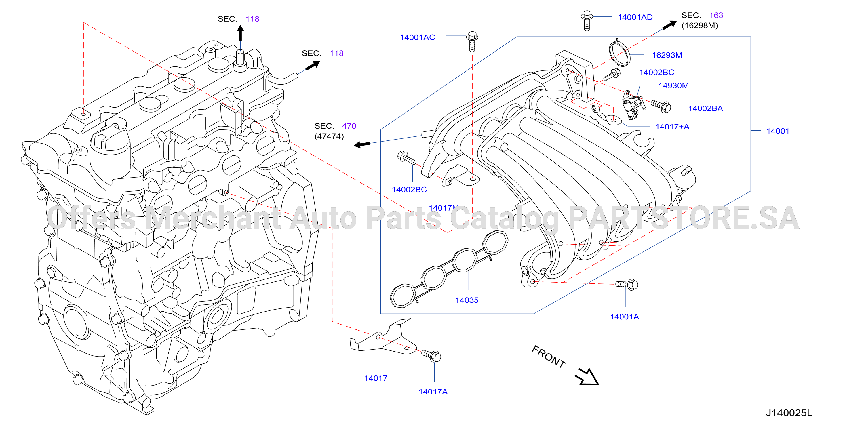 Manifold Intake Parts