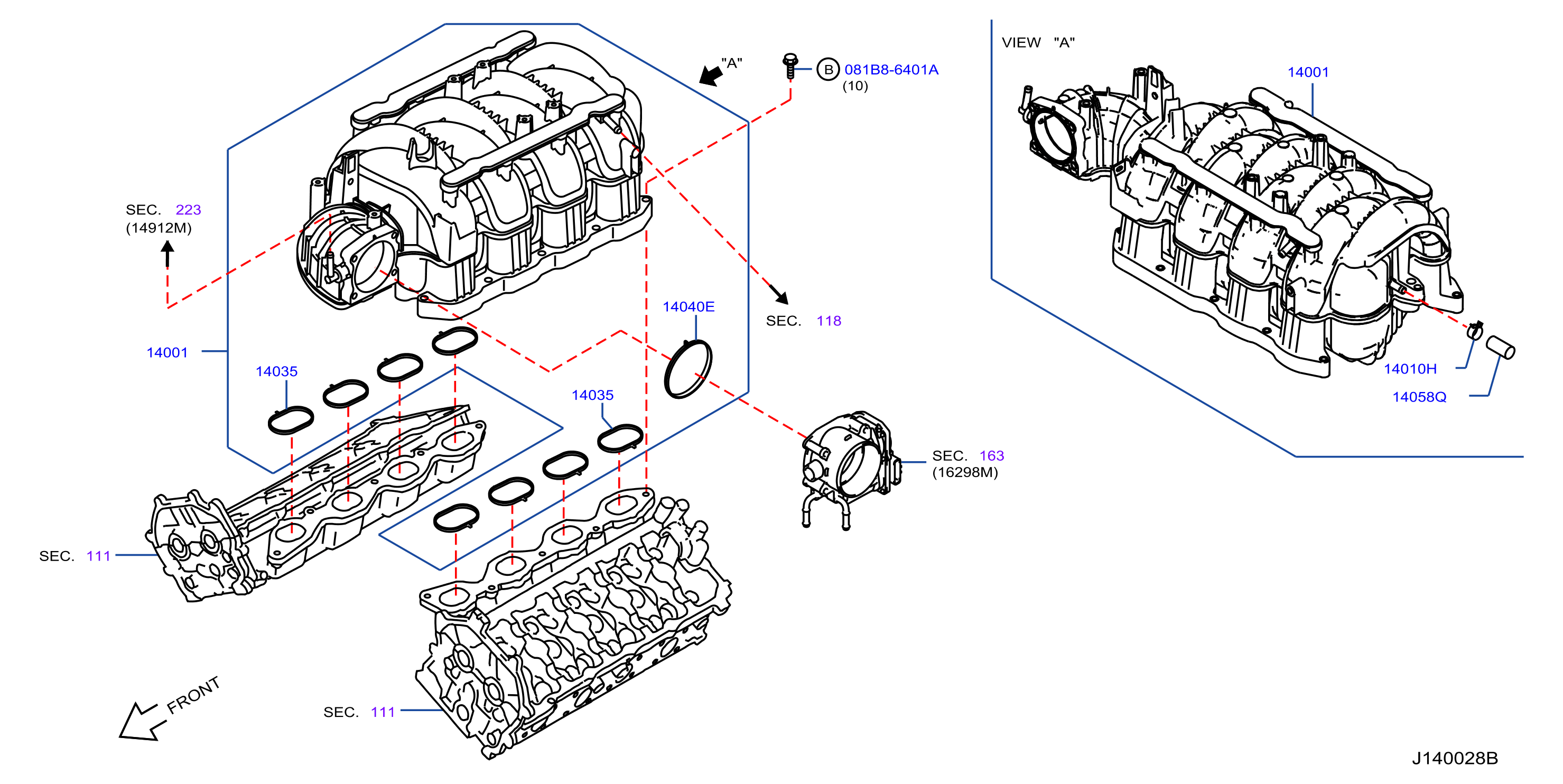 Manifold Intake Parts