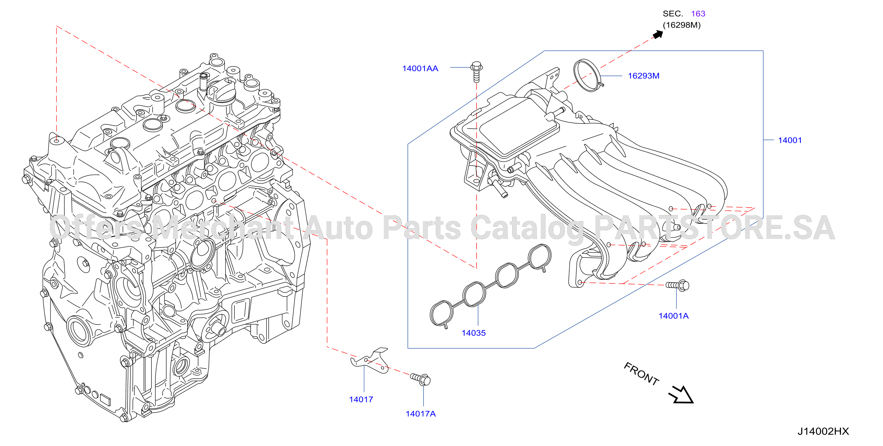 Manifold Intake Parts