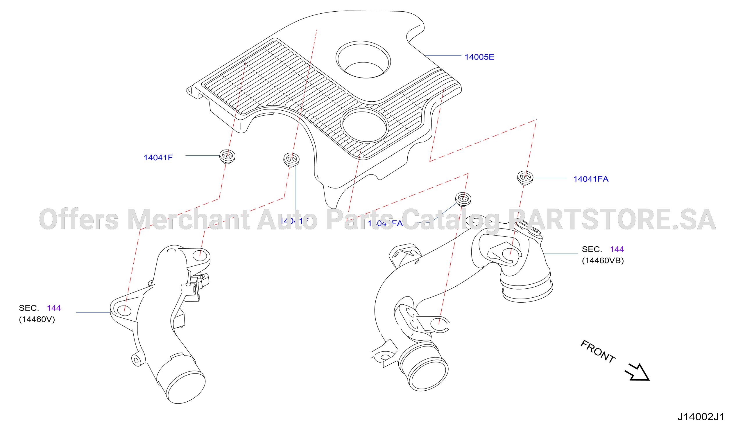 Manifold Engine Cover Parts