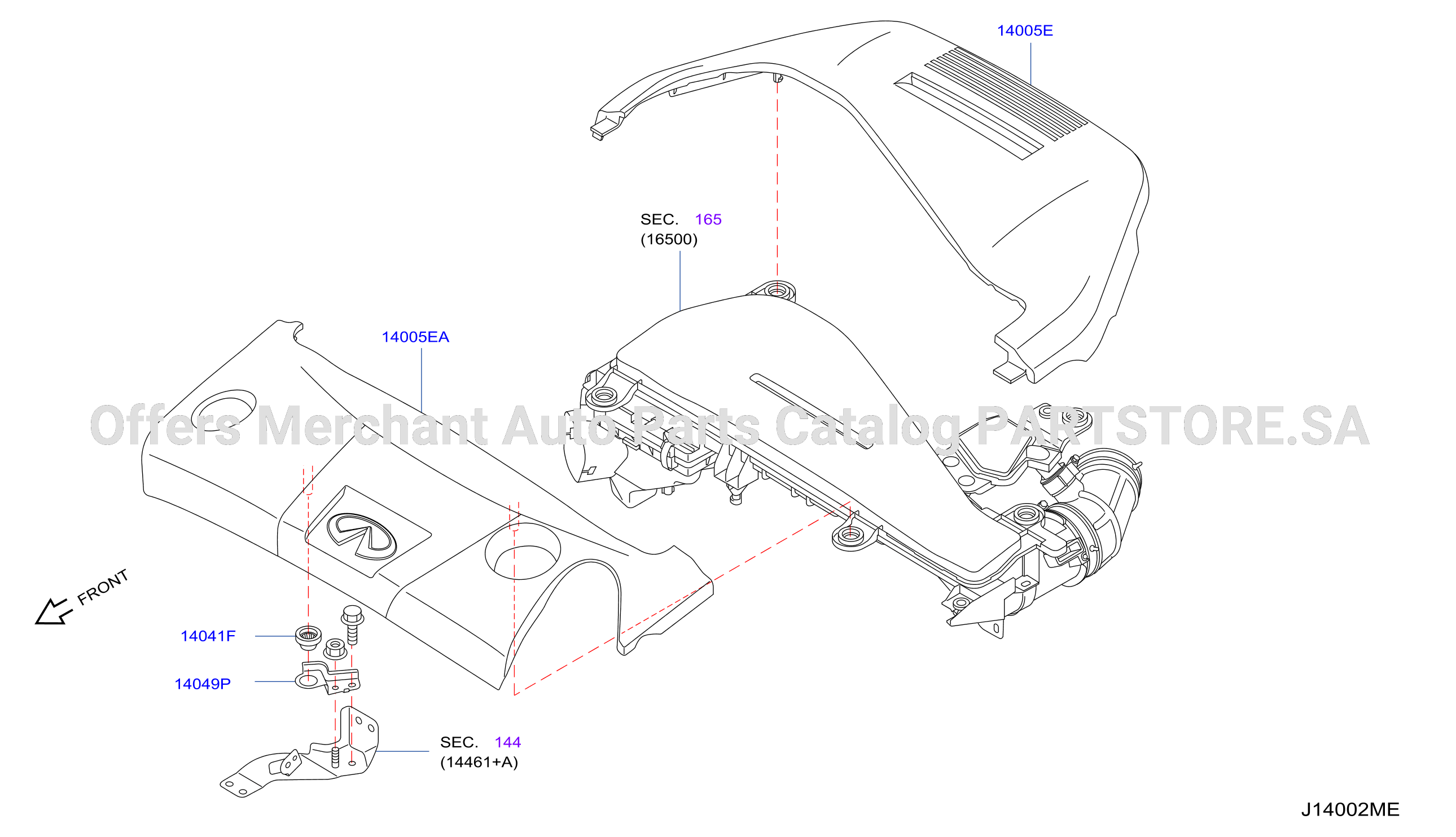 Manifold Engine Cover Parts