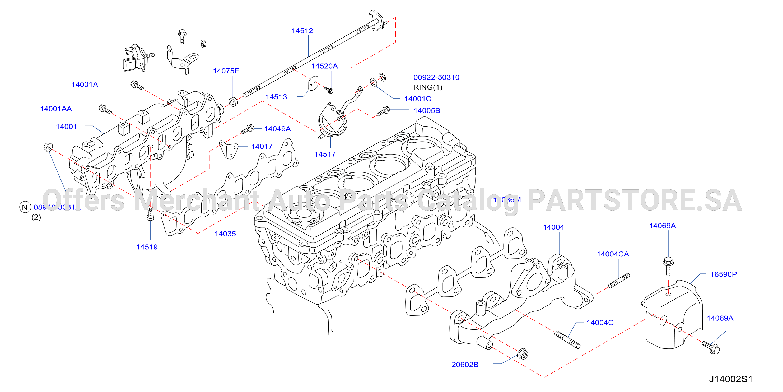 Manifold Intake Exhaust