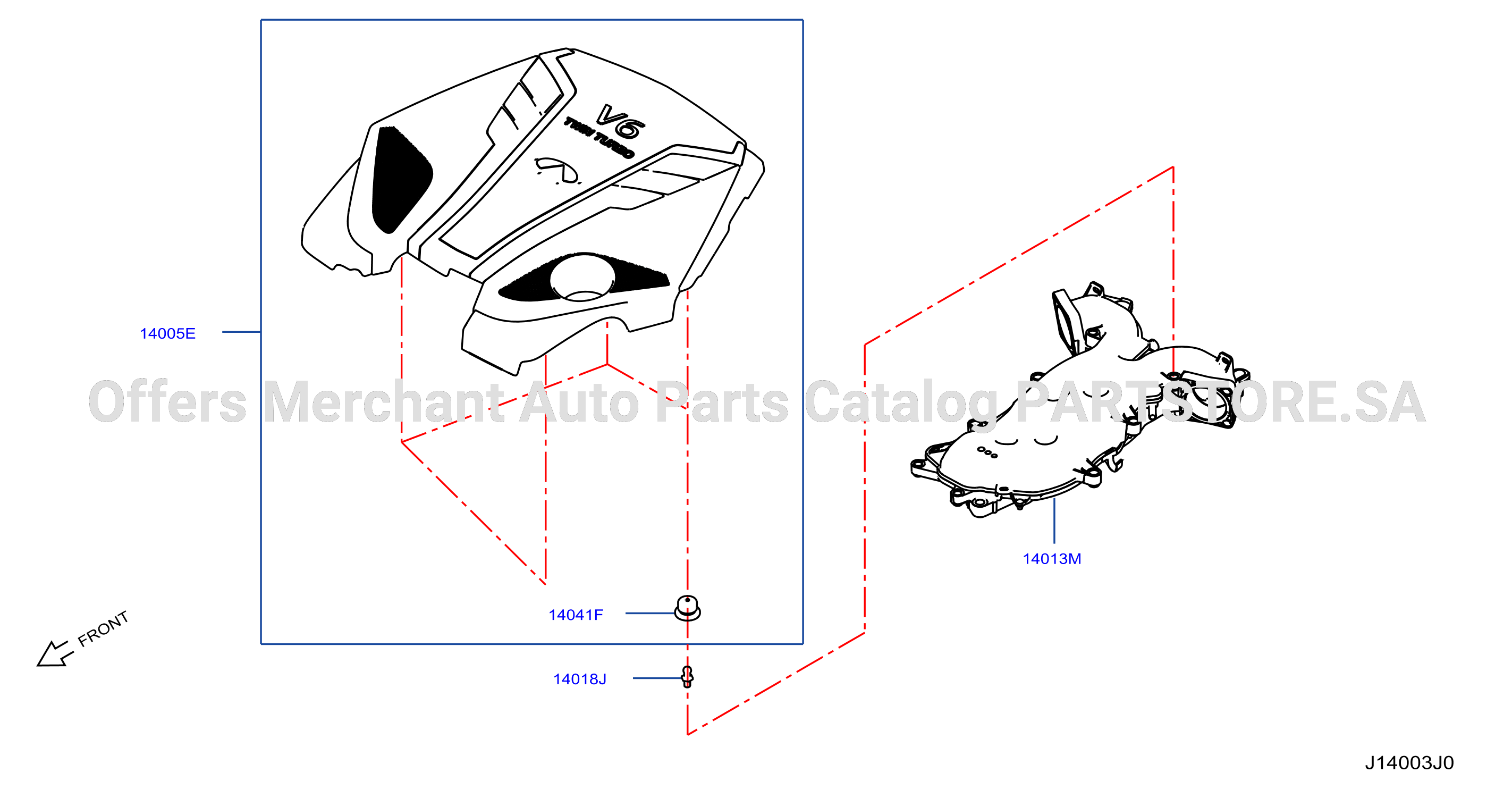Manifold Engine Cover Parts