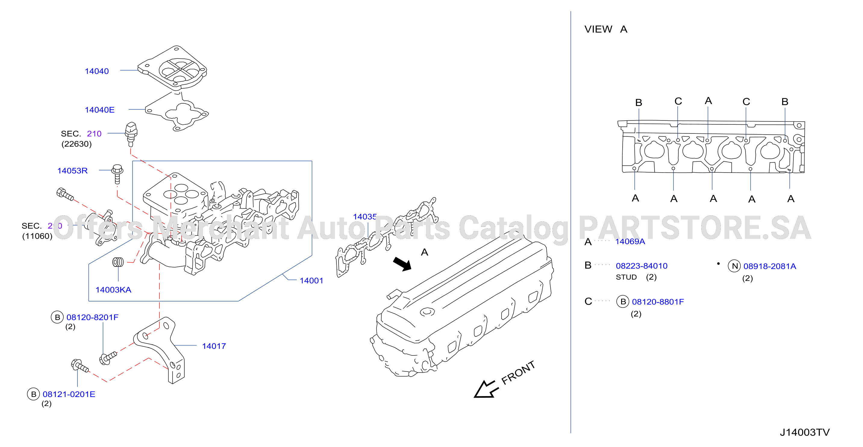 Manifold Intake Parts 1