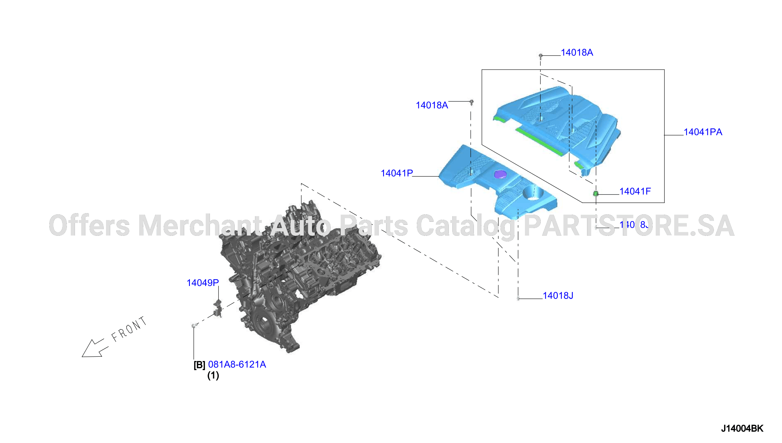 Manifold Engine Cover Parts