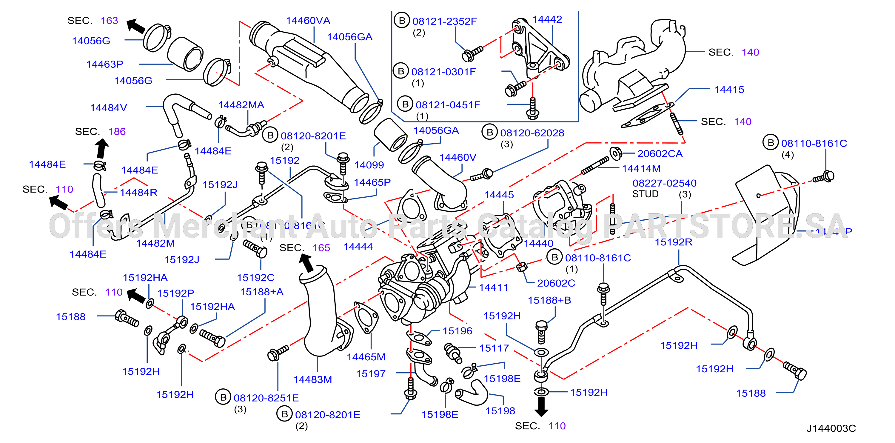 Turbo Charger Intake Parts