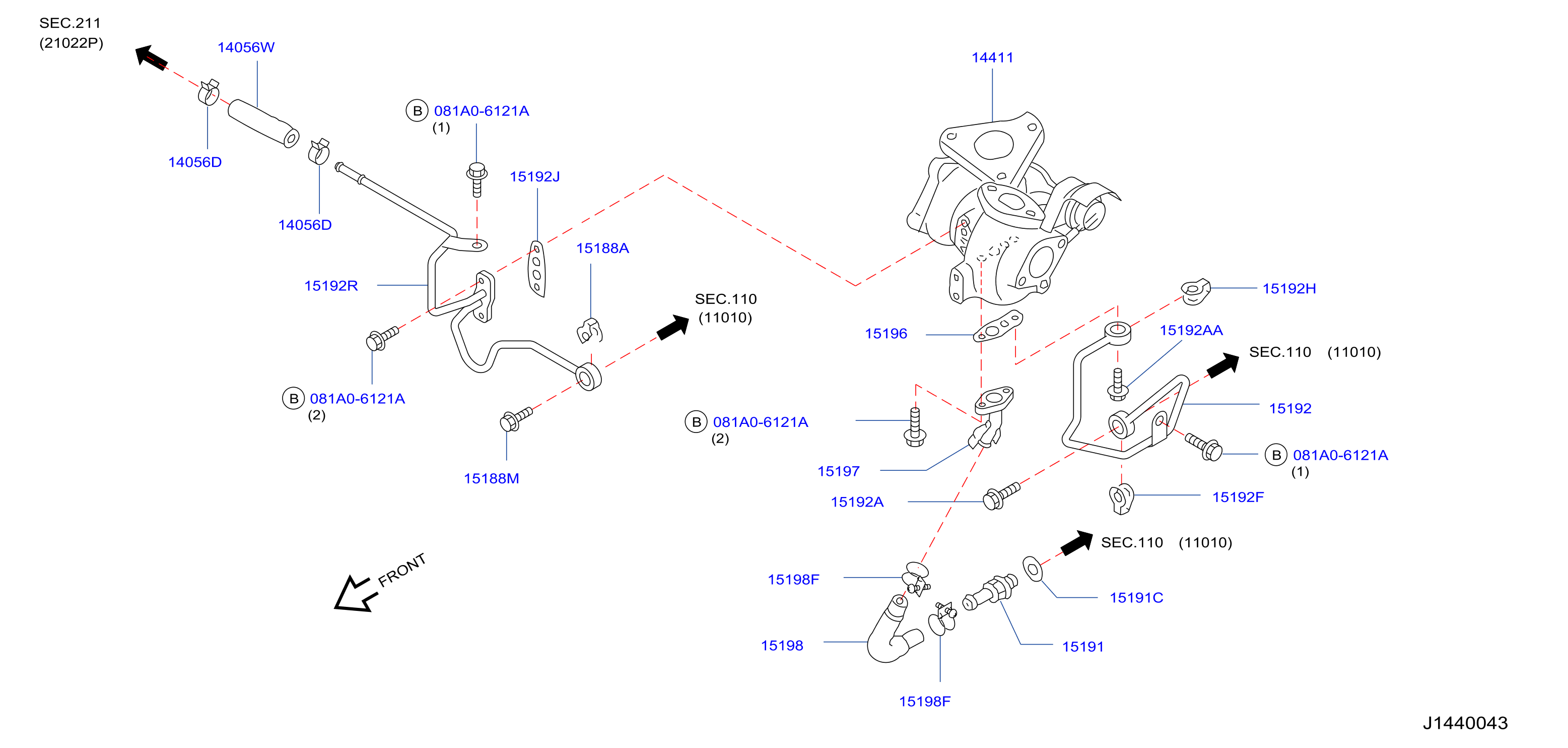 Turbo Charger Oil Water Piping