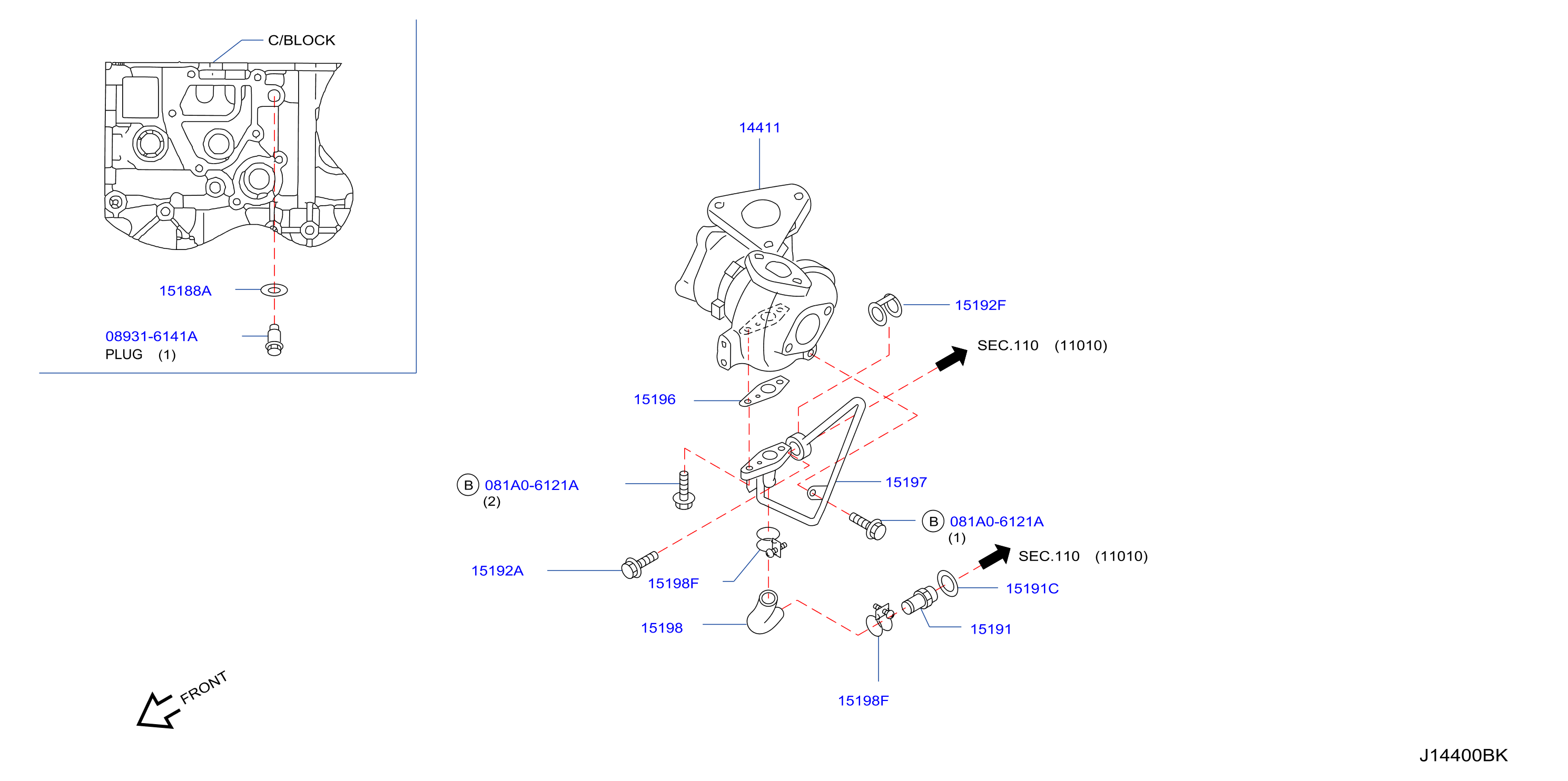 Turbo Charger Oil Water Piping