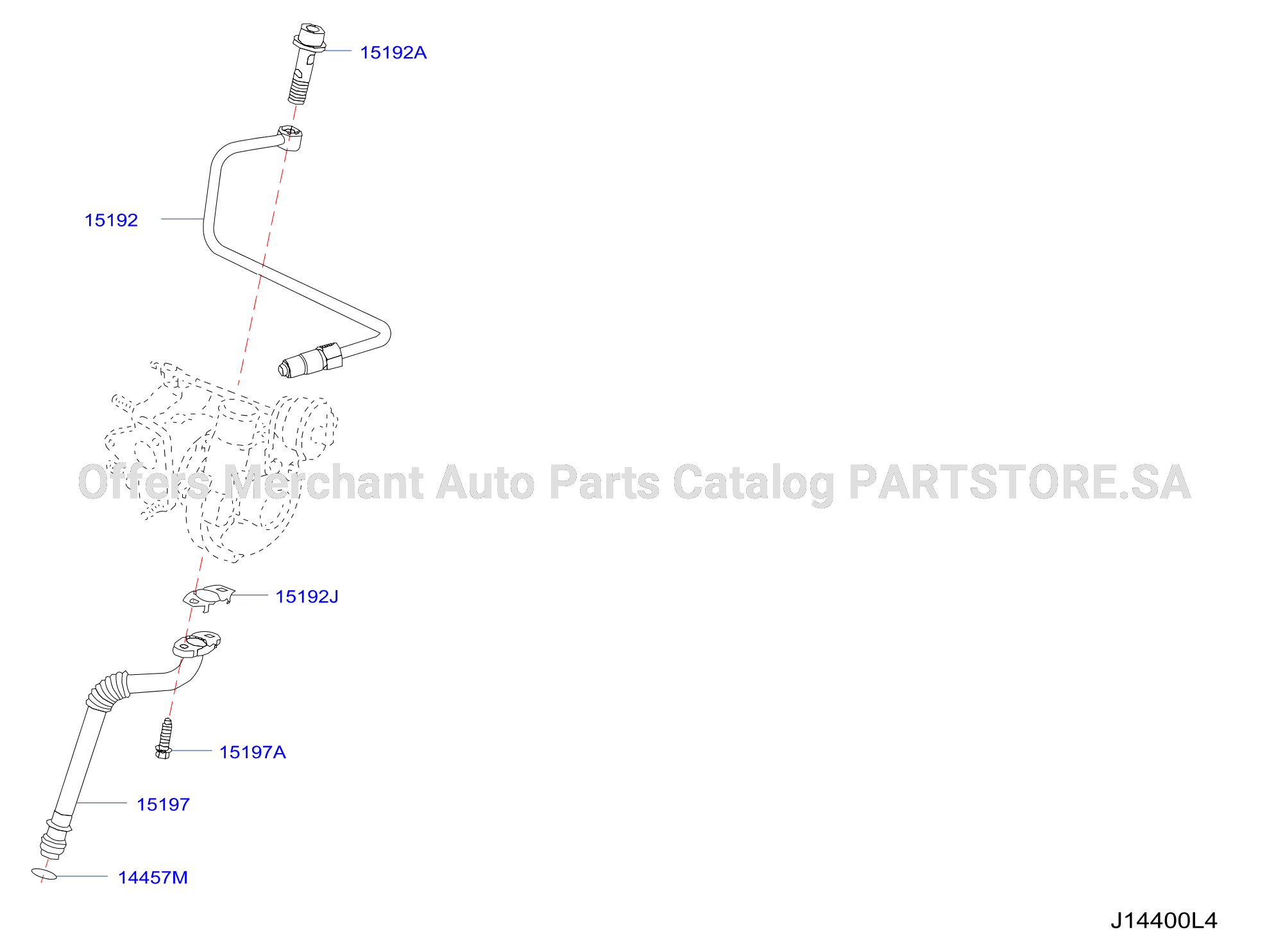Turbo Charger Oil Pipe