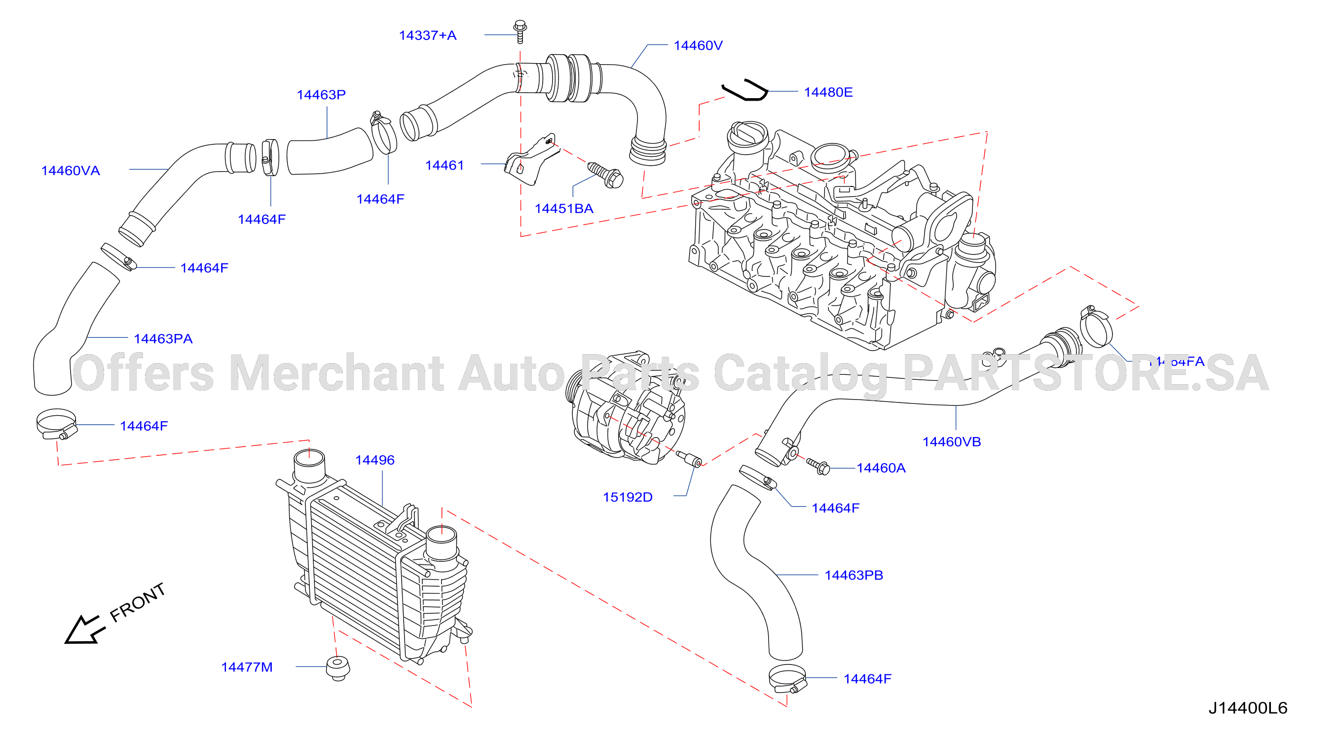 Turbo Charger Air Duct