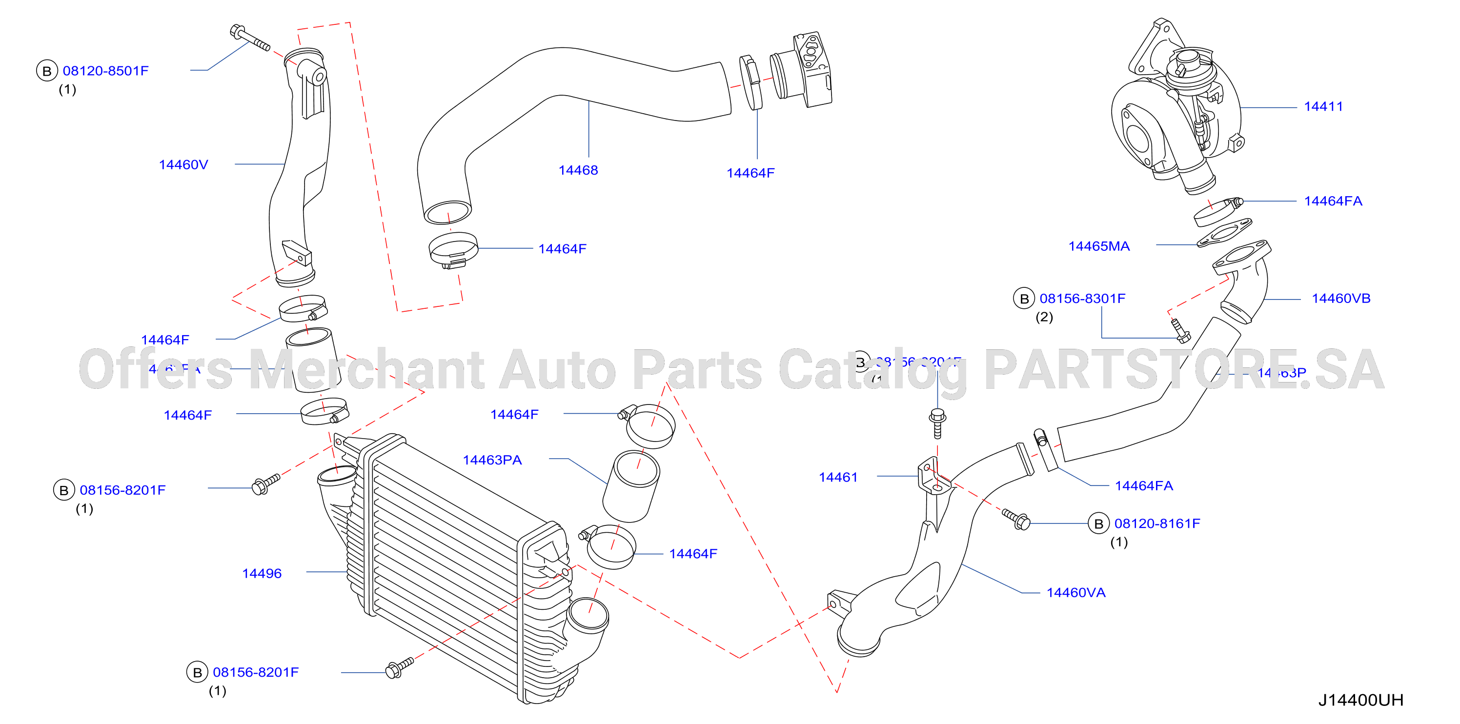 Turbo Charger Intercooler Piping