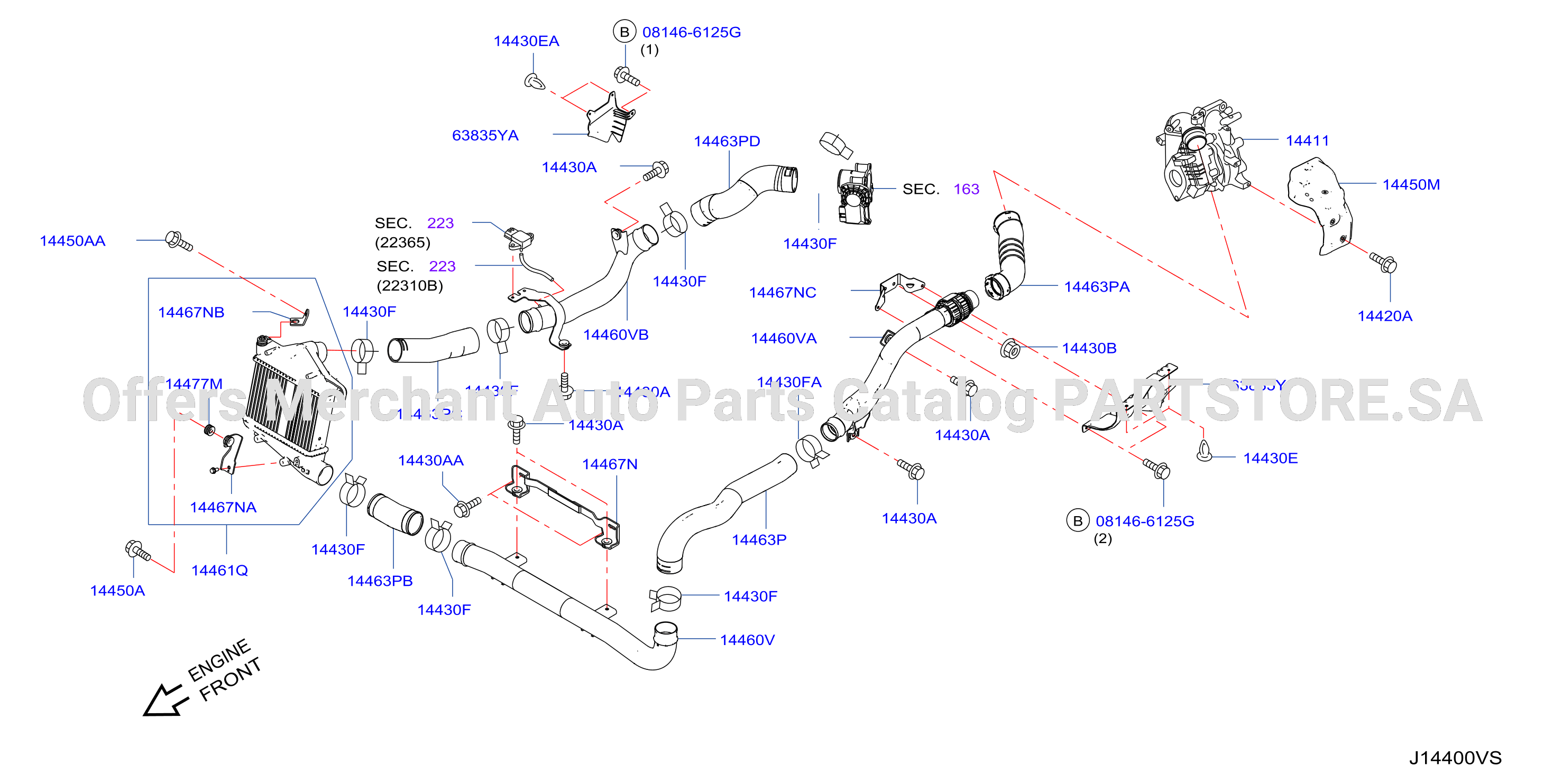 Turbo Charger Intercooler Piping