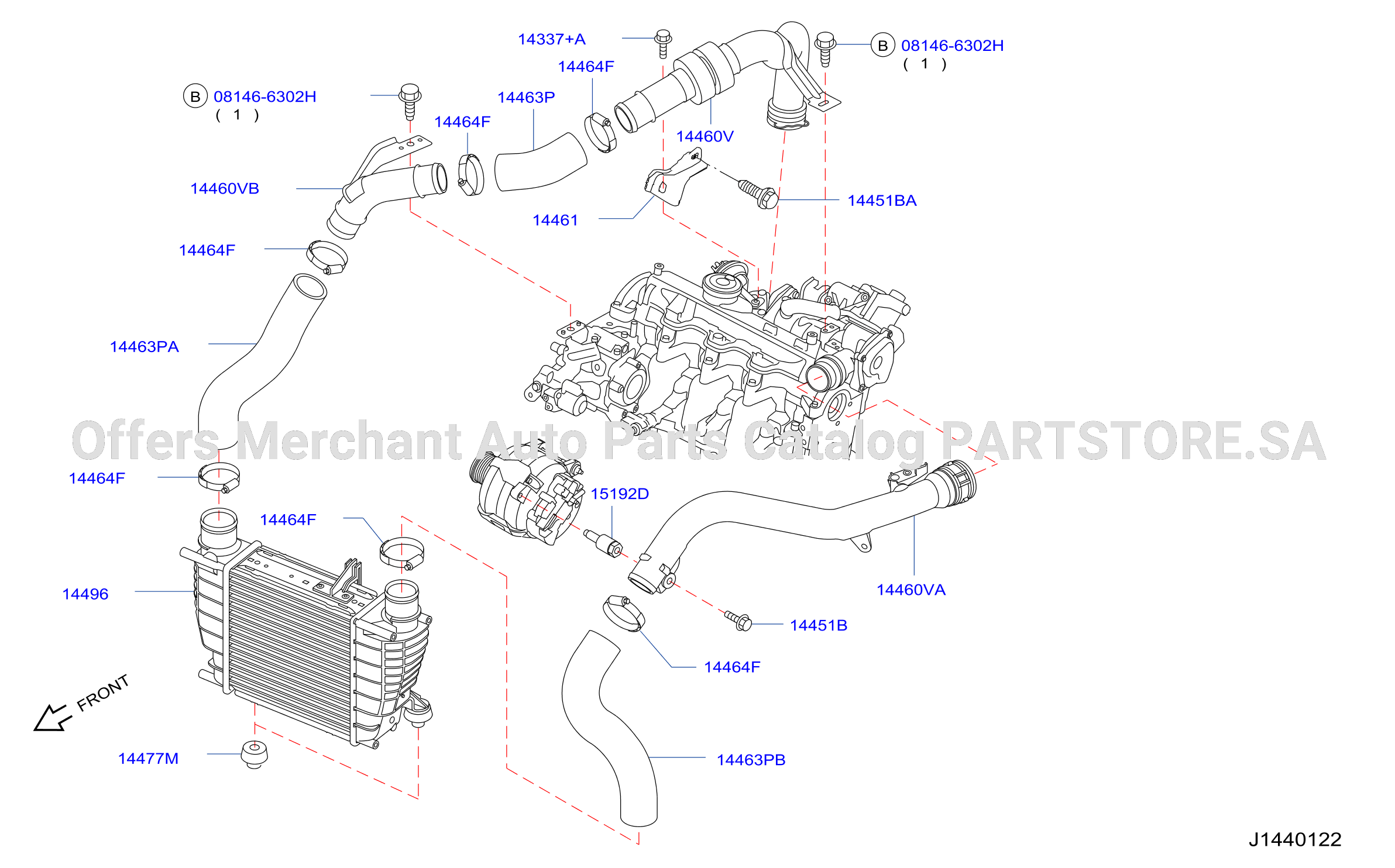 Turbo Charger Intercooler Piping