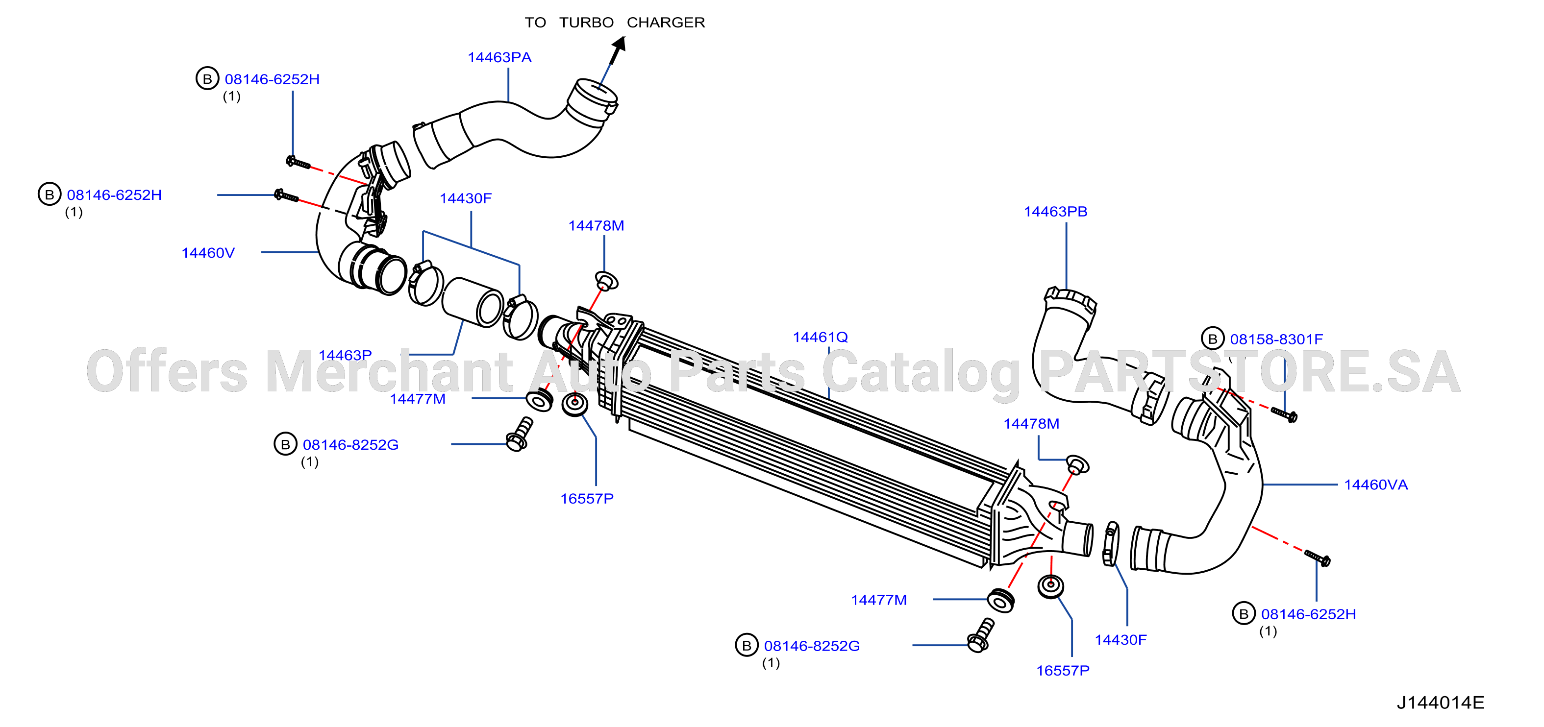 Turbo Charger Intercooler Piping