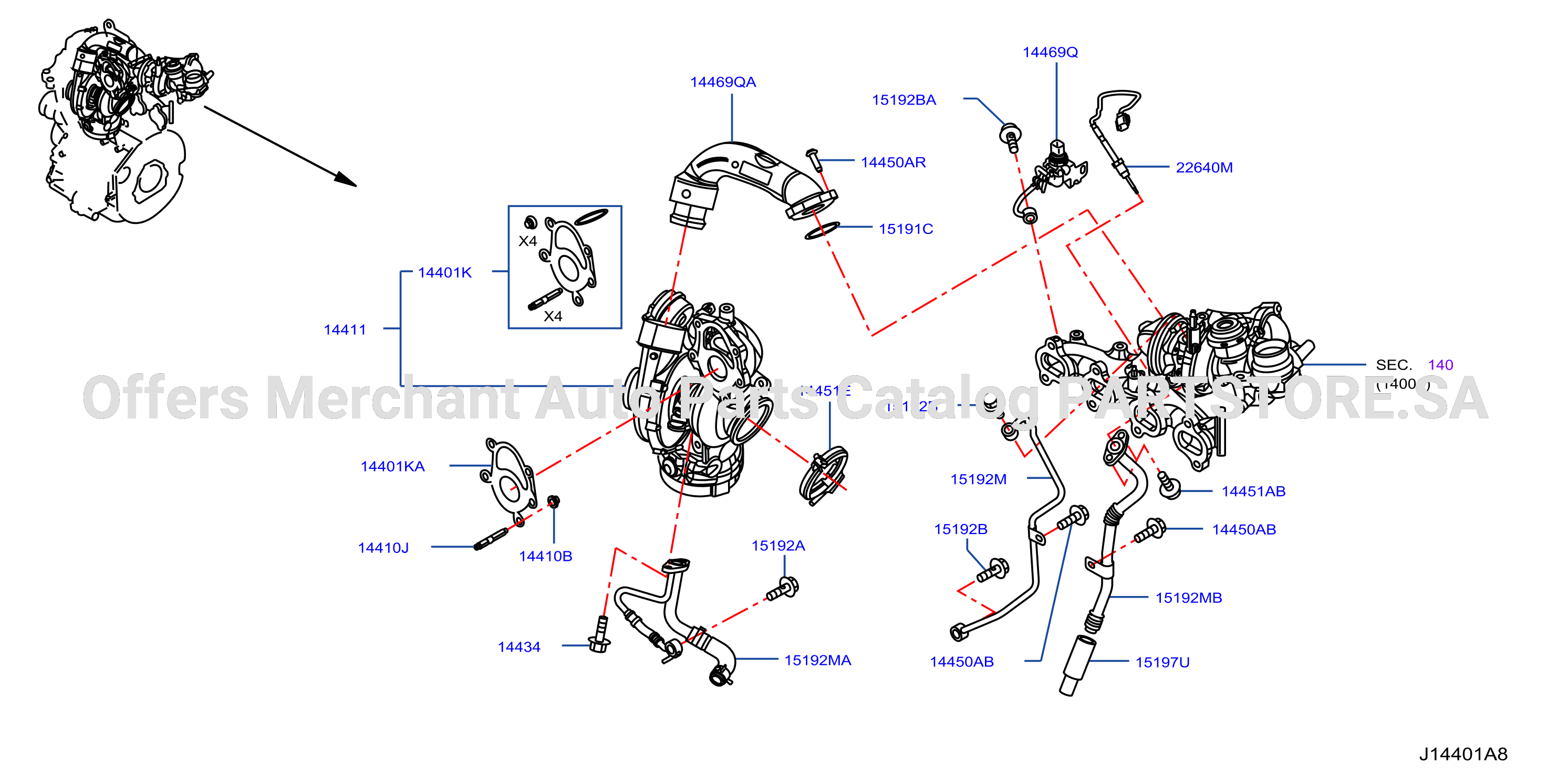 Turbo Charger Fitting Parts