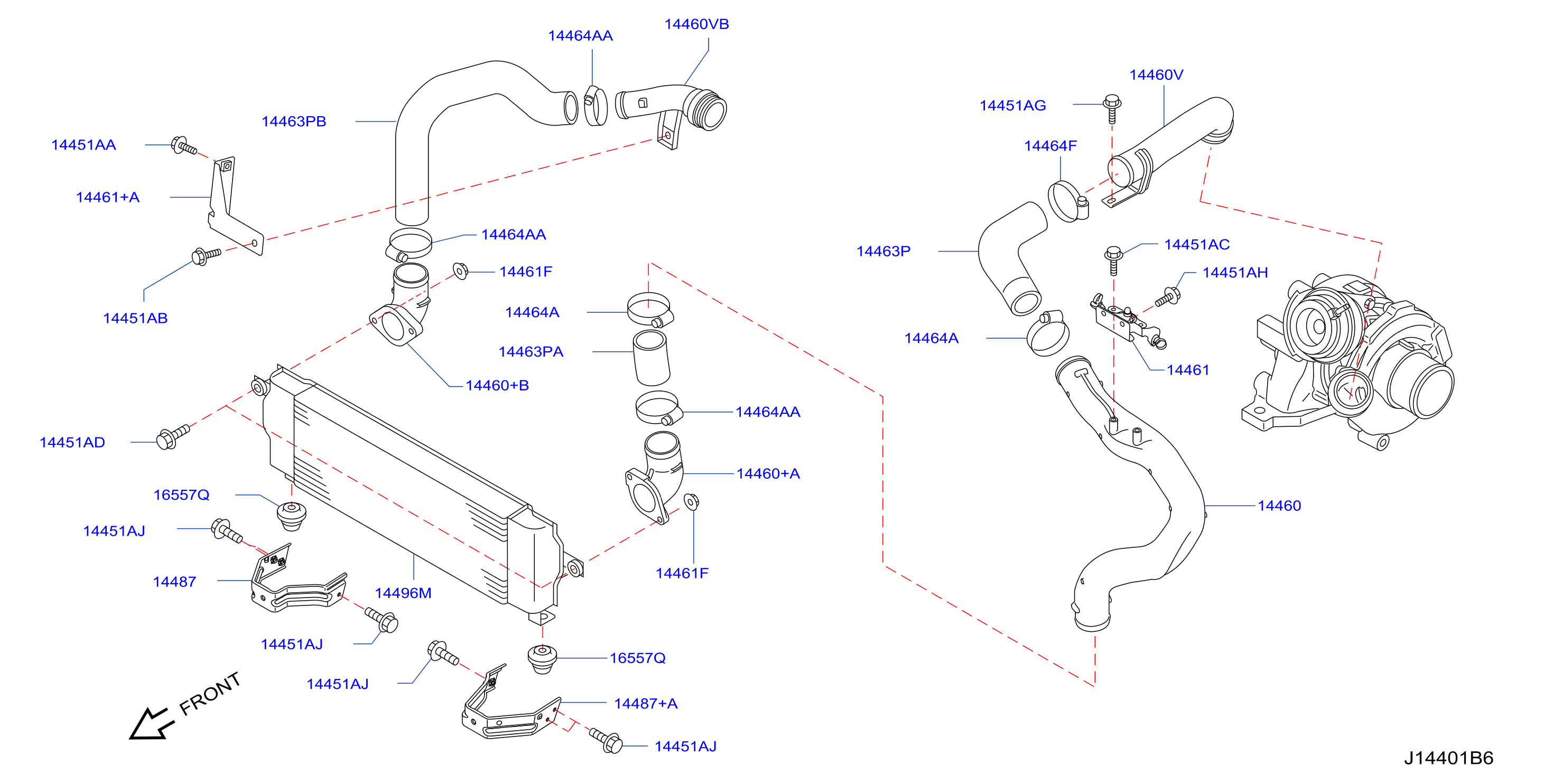 Turbo Charger Intercooler Piping