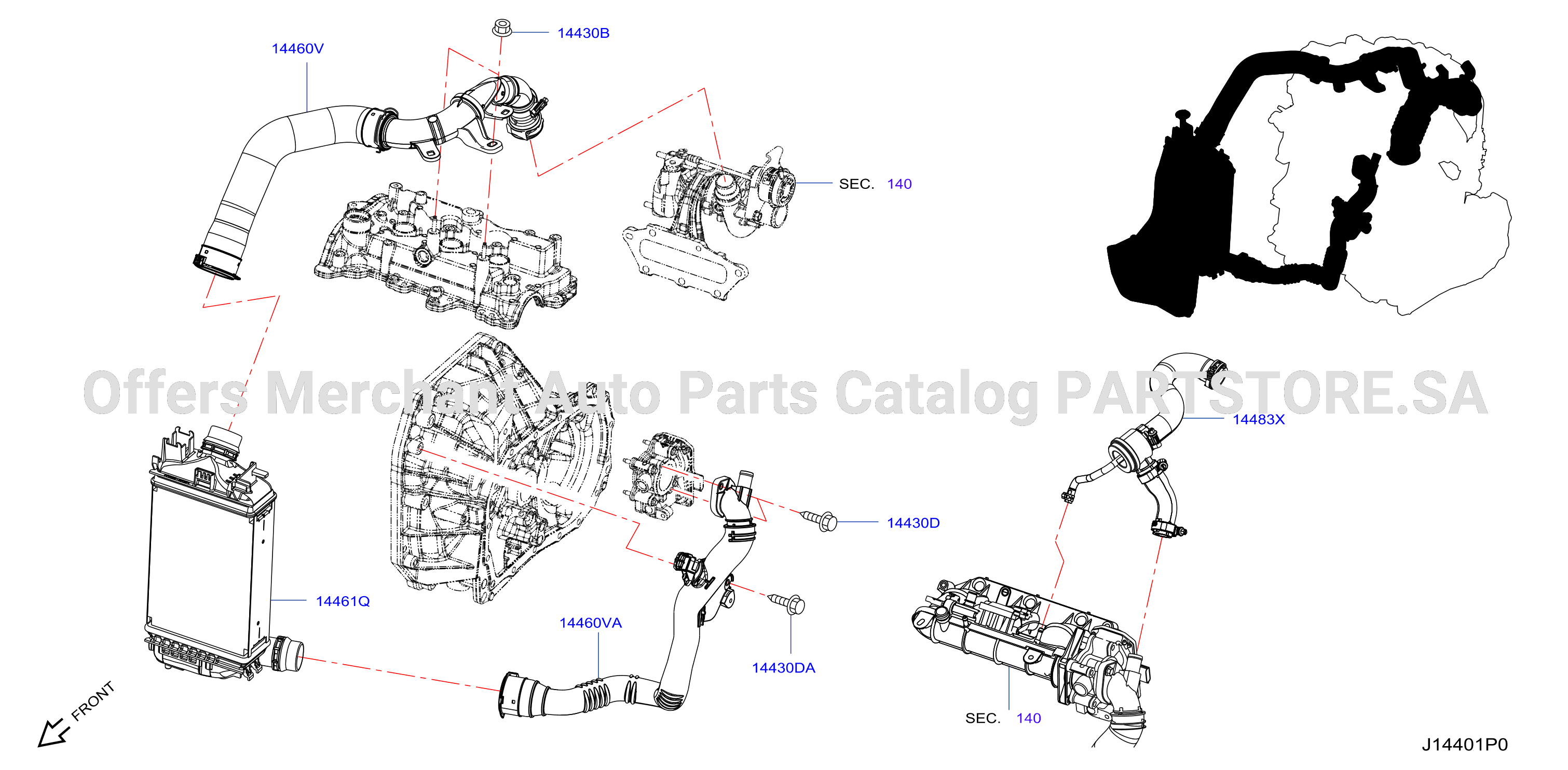 Turbo Charger Intercooler Piping