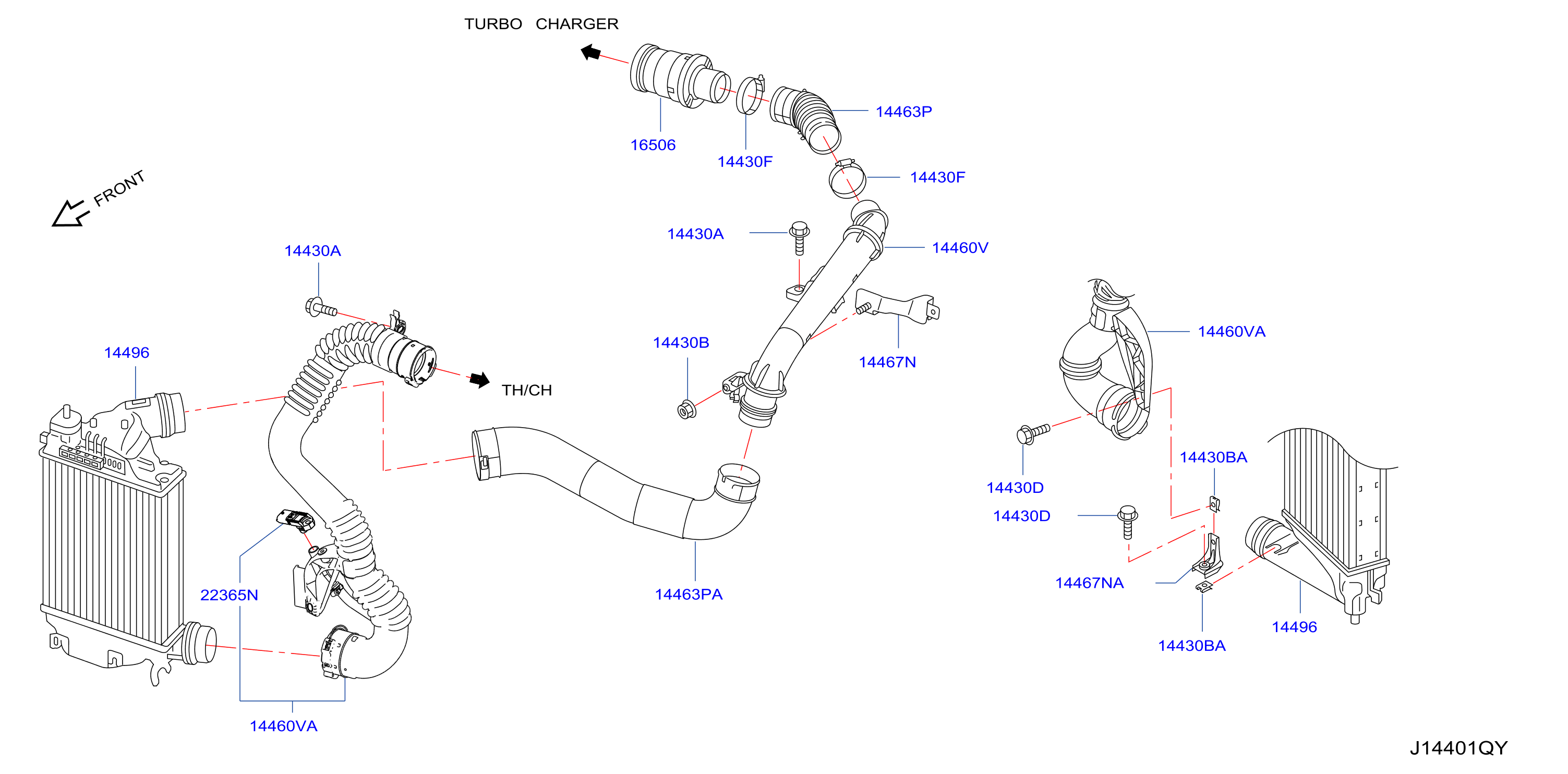Turbo Charger Intercooler Piping