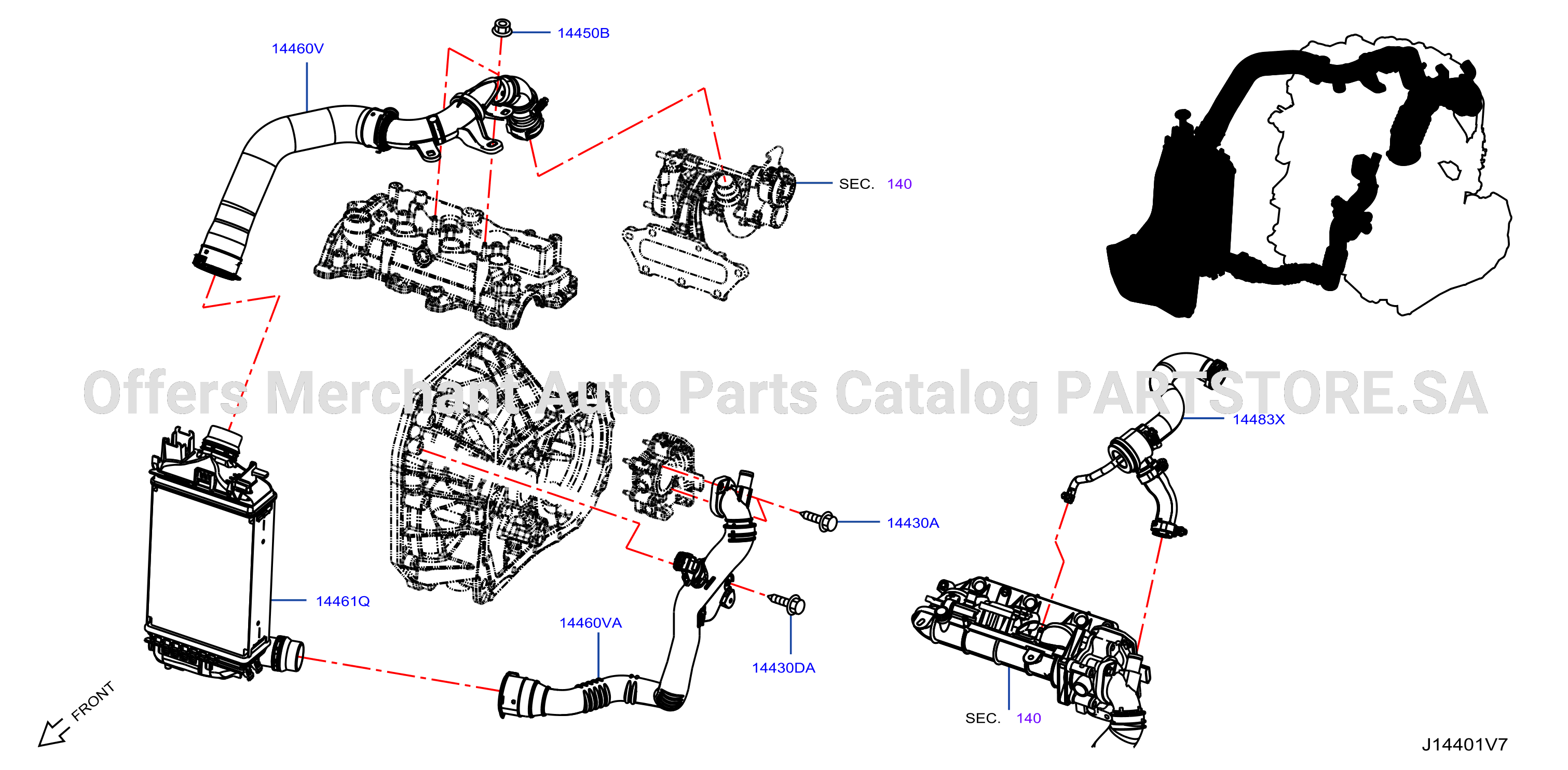Turbo Charger Intercooler Piping