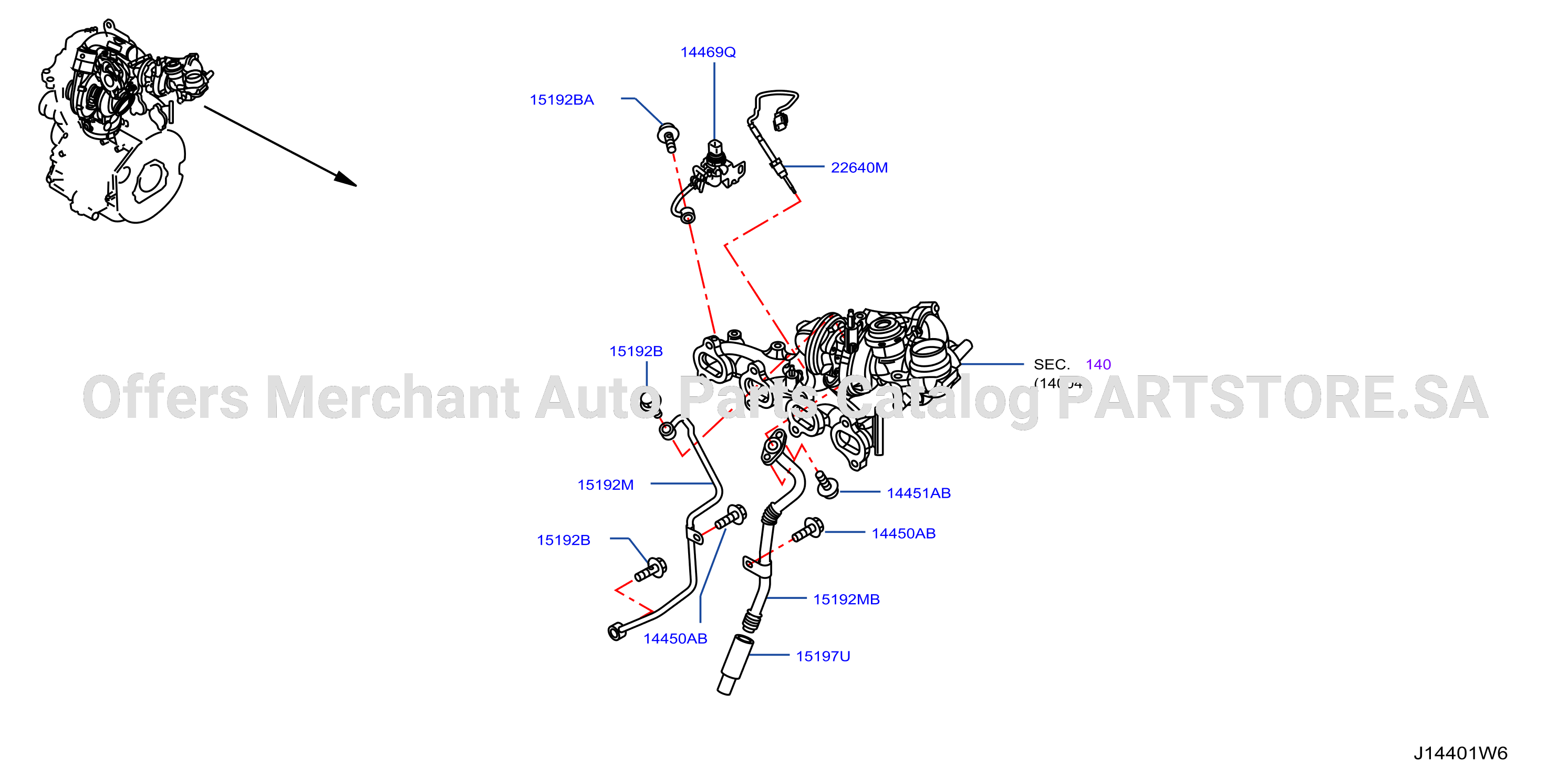 Turbo Charger Fitting Part