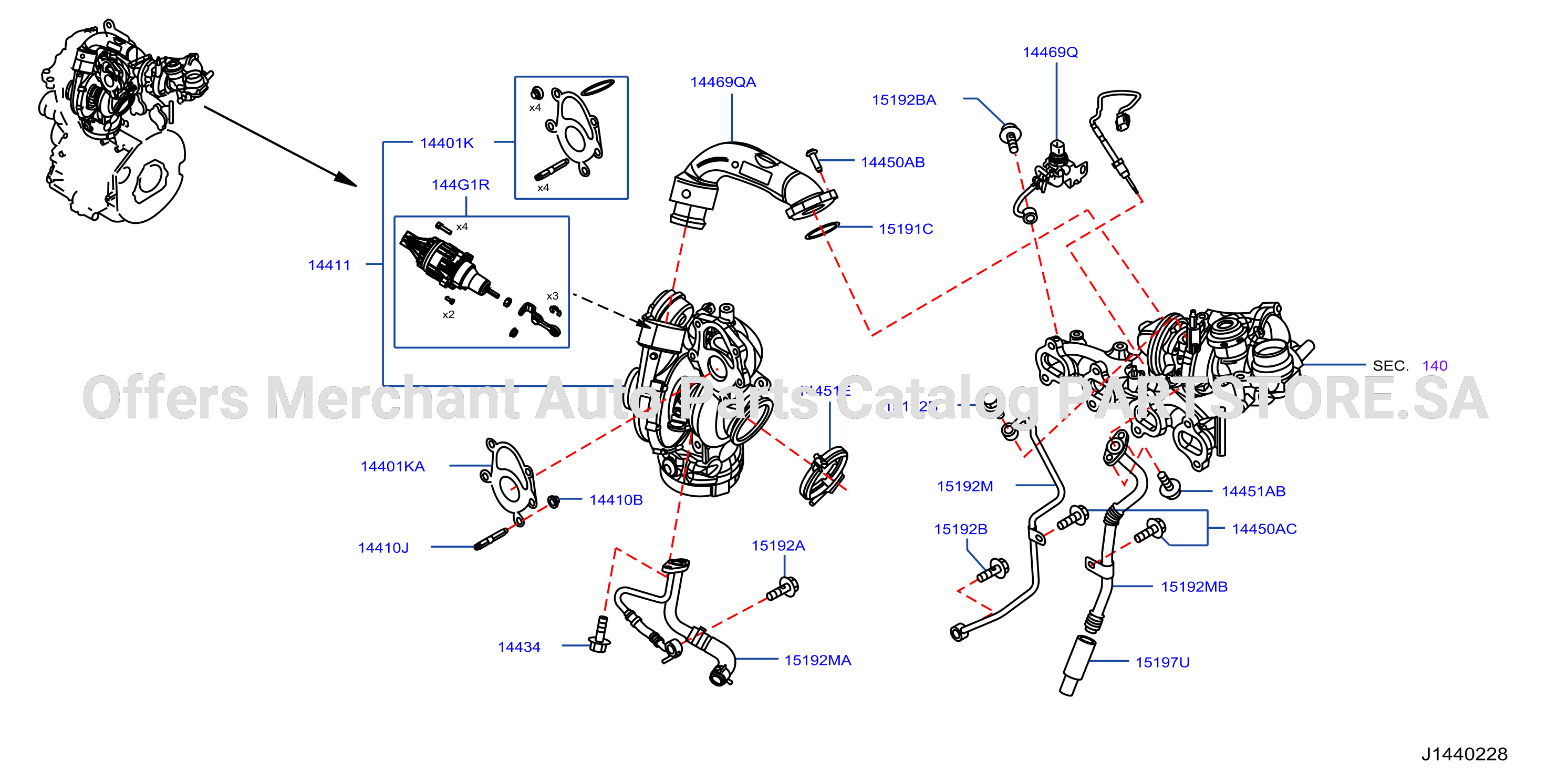 Turbo Charger Fitting Parts